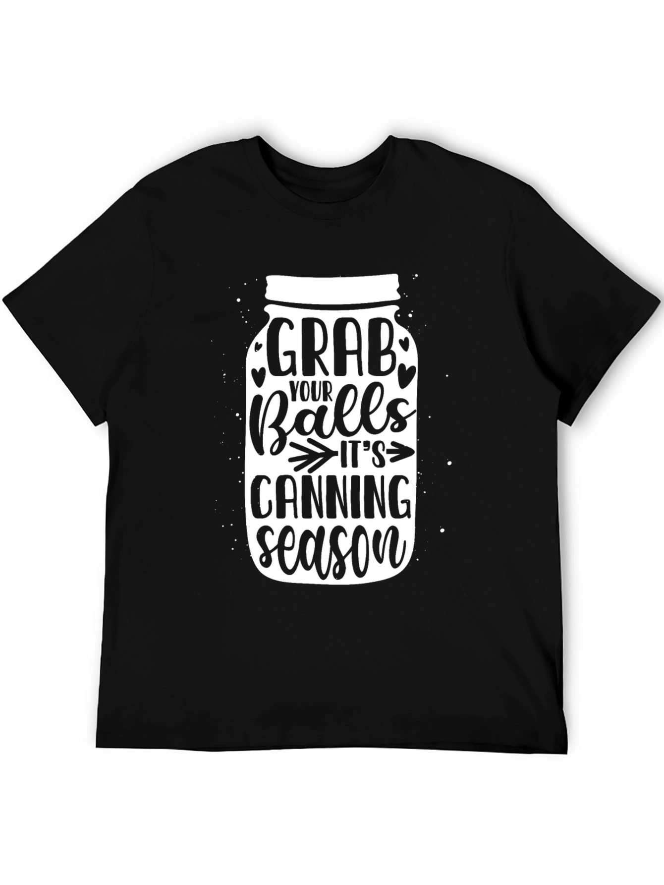 Grab Your Balls Canning Season Black T-Shirt