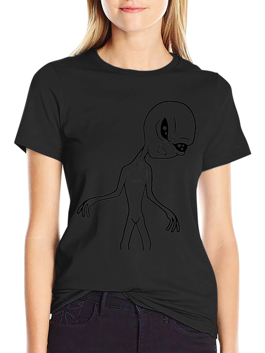 Alien Graphic Tee - Mens Black T-Shirt