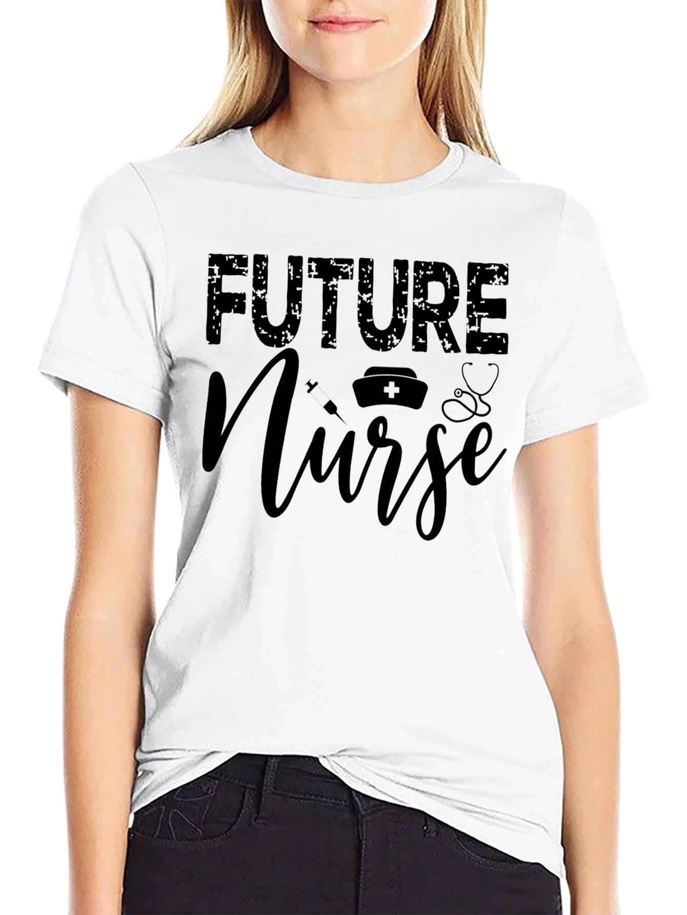 Future Nurse T-Shirt - Black