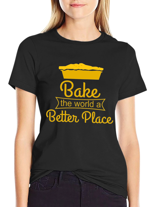 Bake the World T-Shirt - Unisex Soft Cotton Tee