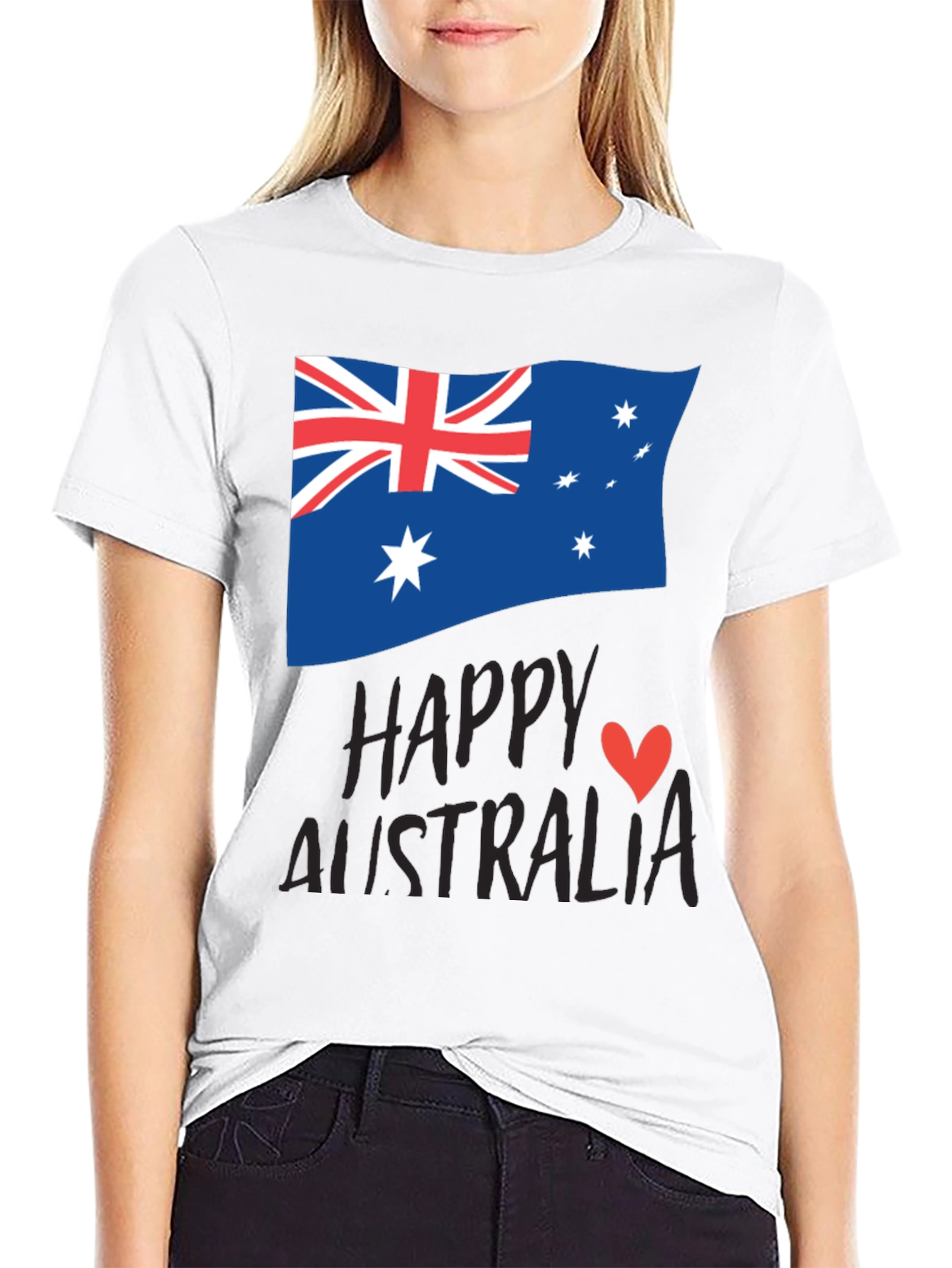 Happy Australia Day T-Shirt - Unisex Black Tee