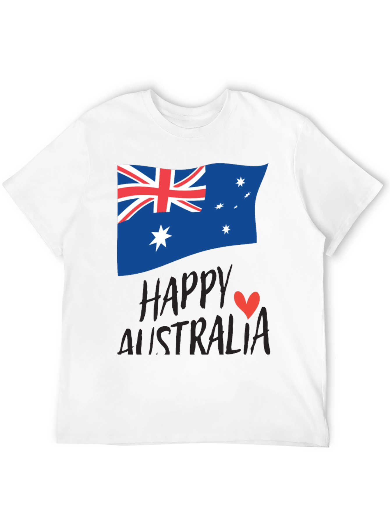 Happy Australia Day T-Shirt - Unisex Black Tee