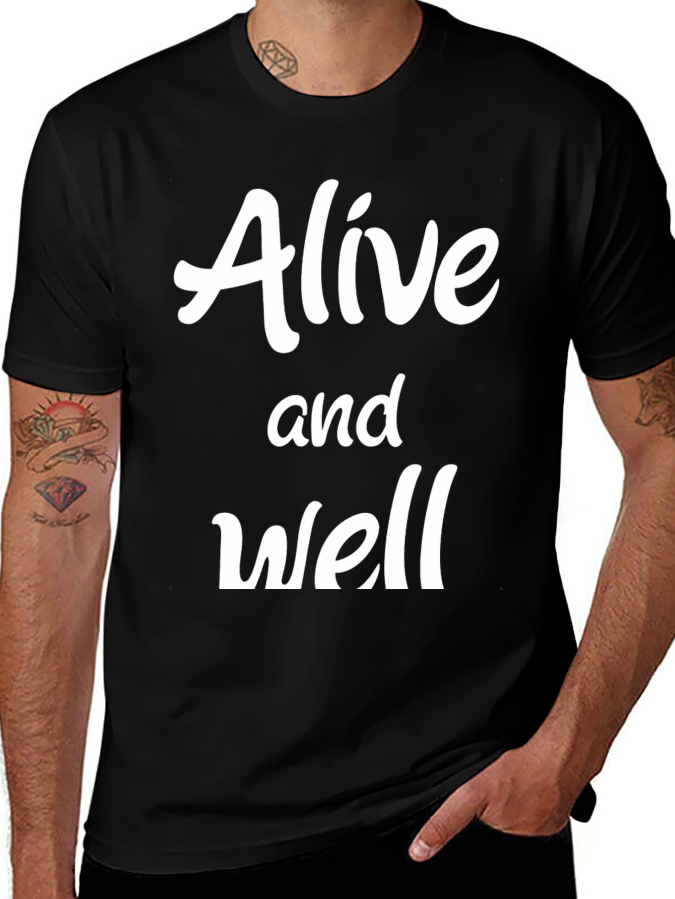 Alive and Well Graphic T-Shirt - Stylish Comfort