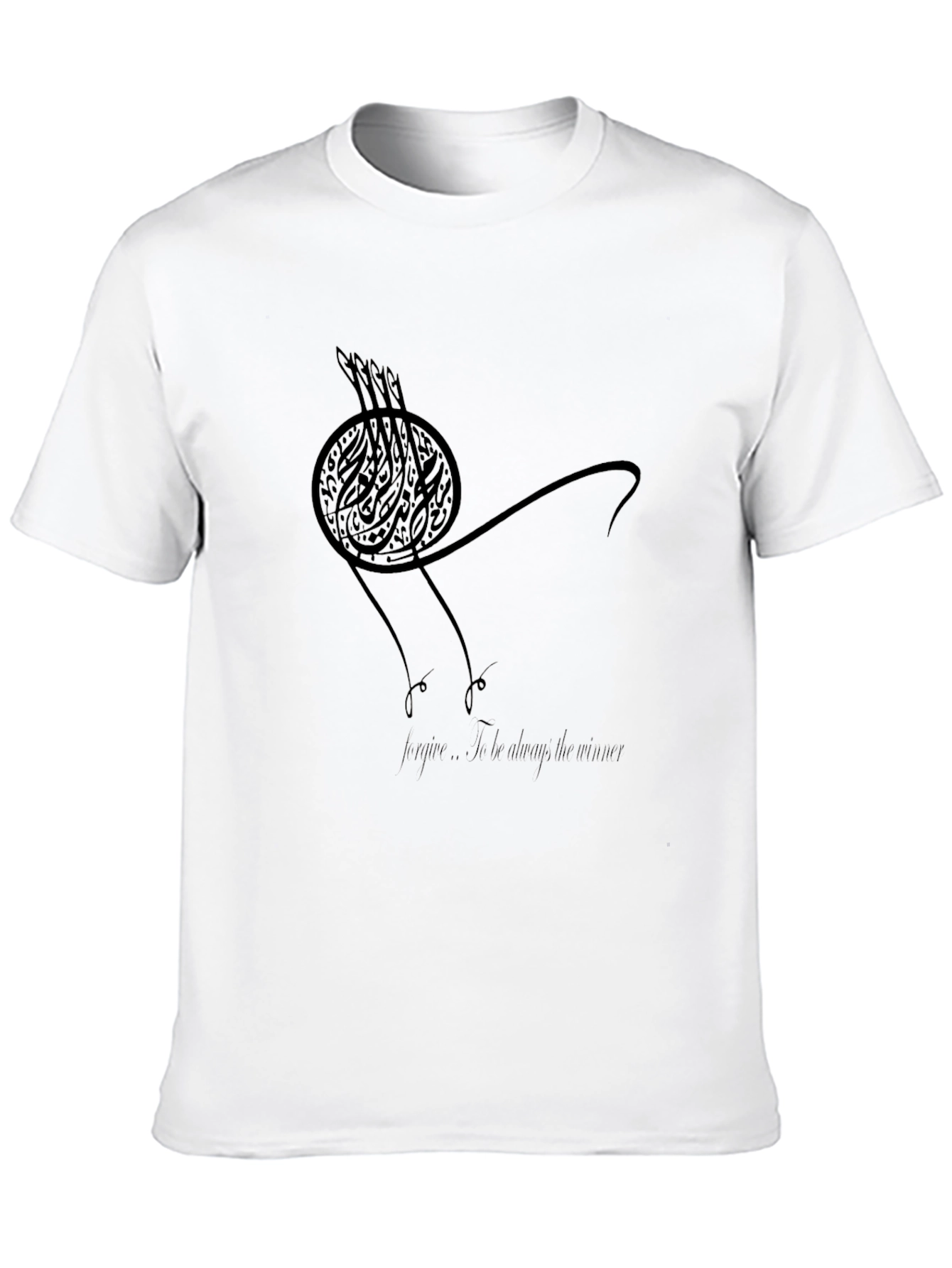 Abstract Graphic Tee - Mens Black T-Shirt