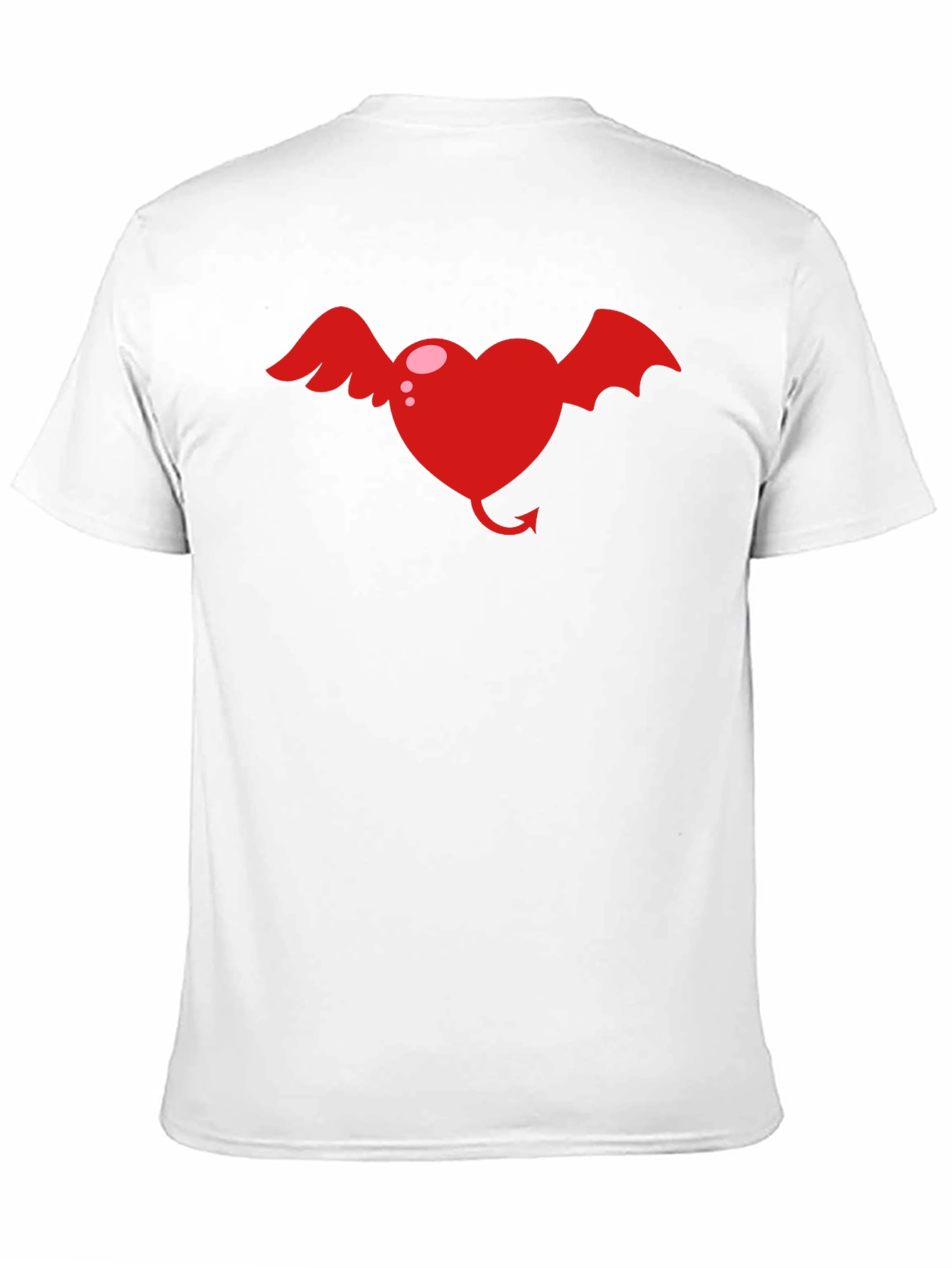 Heart with Wings Graphic Tee - Black