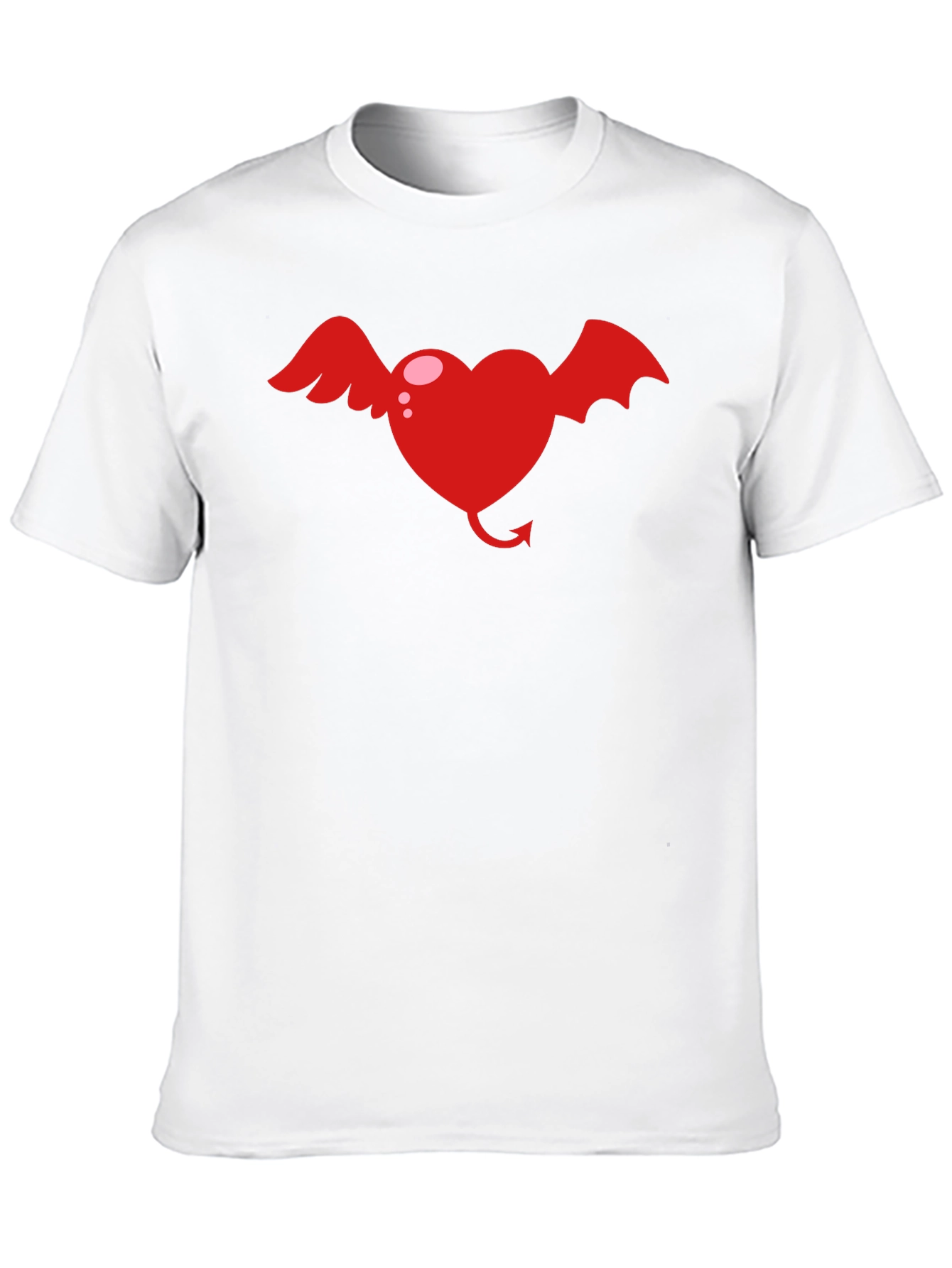 Heart with Wings Graphic Tee - Black