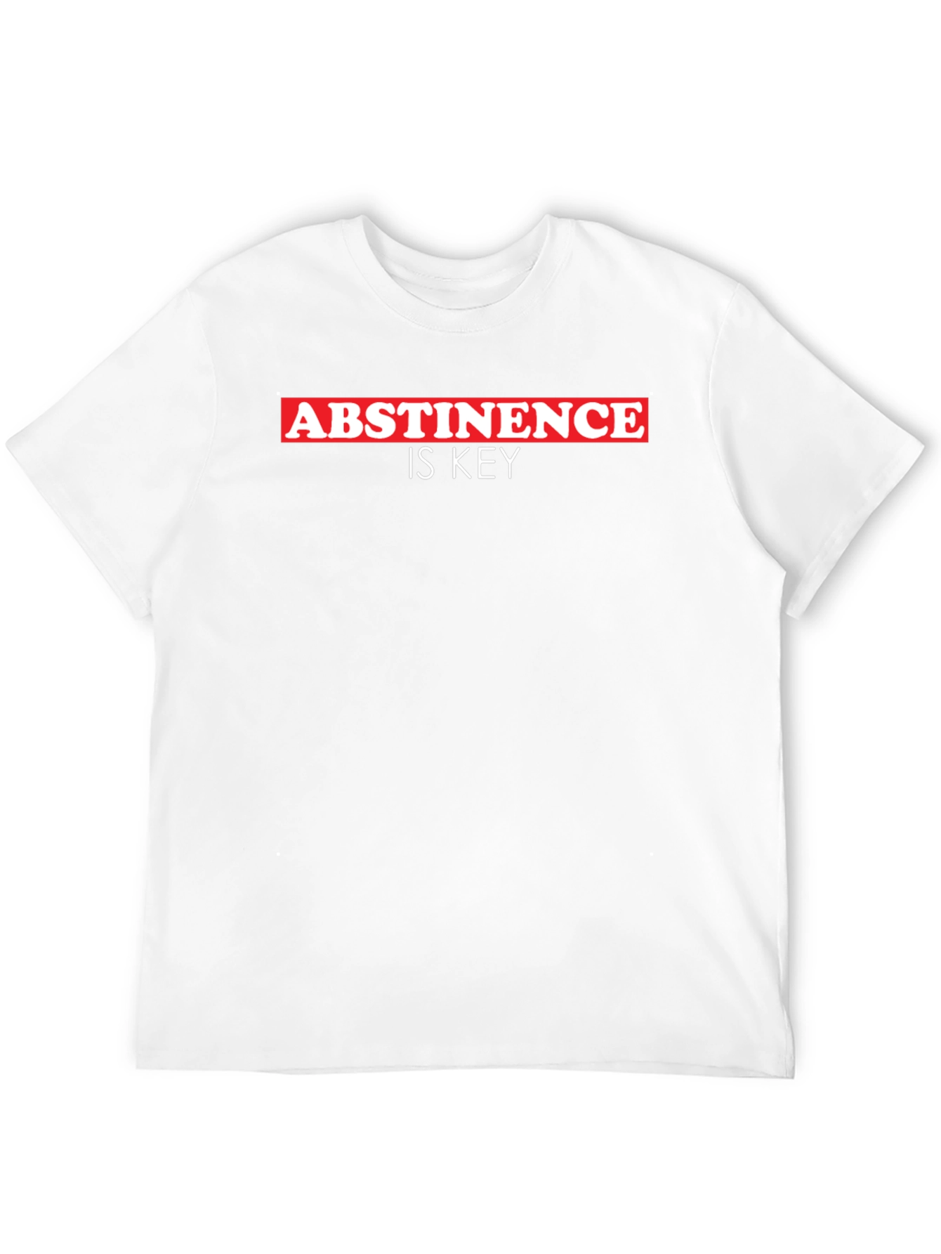 Abstinence is Key Black T-Shirt
