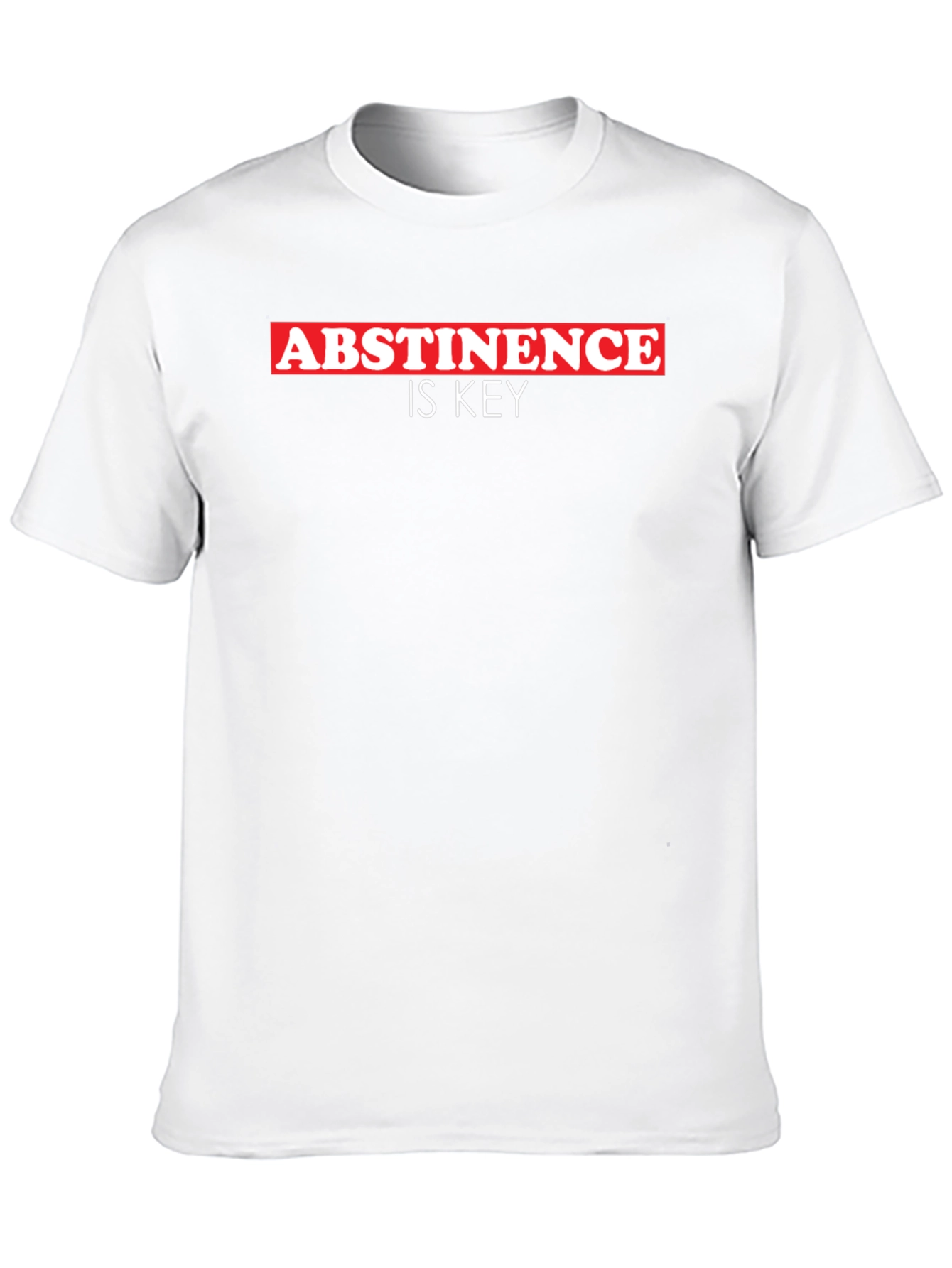 Abstinence is Key Black T-Shirt