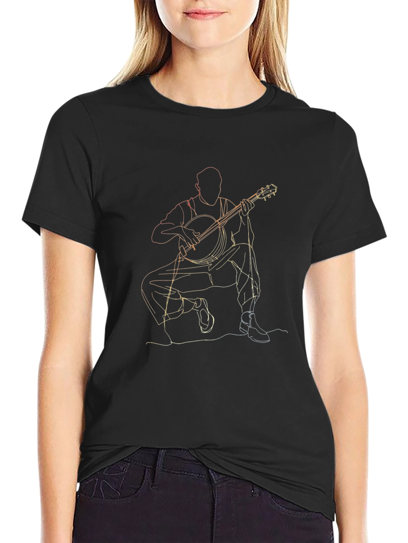 Banjo Player Graphic Tee - Unique Musician T-Shirt