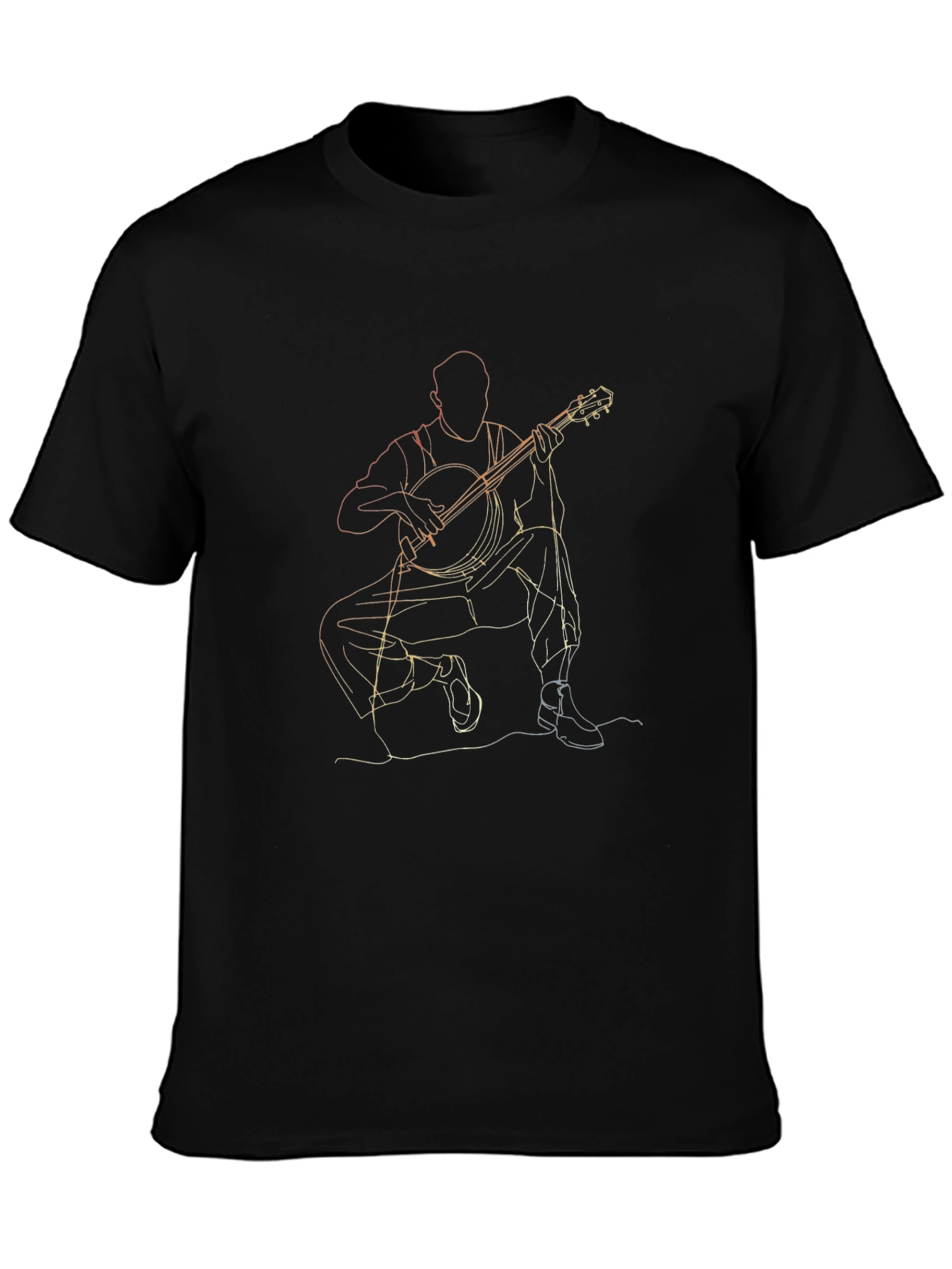 Banjo Player Graphic Tee - Unique Musician T-Shirt