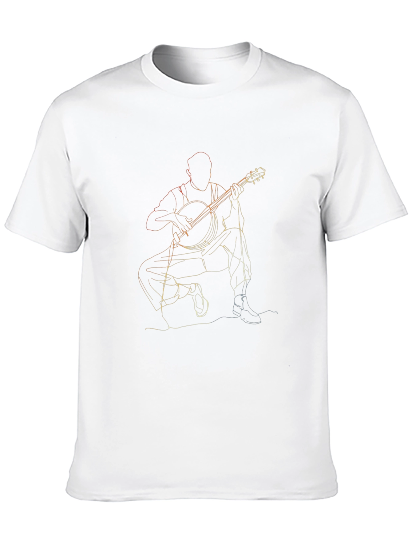 Banjo Player Graphic Tee - Unique Musician T-Shirt