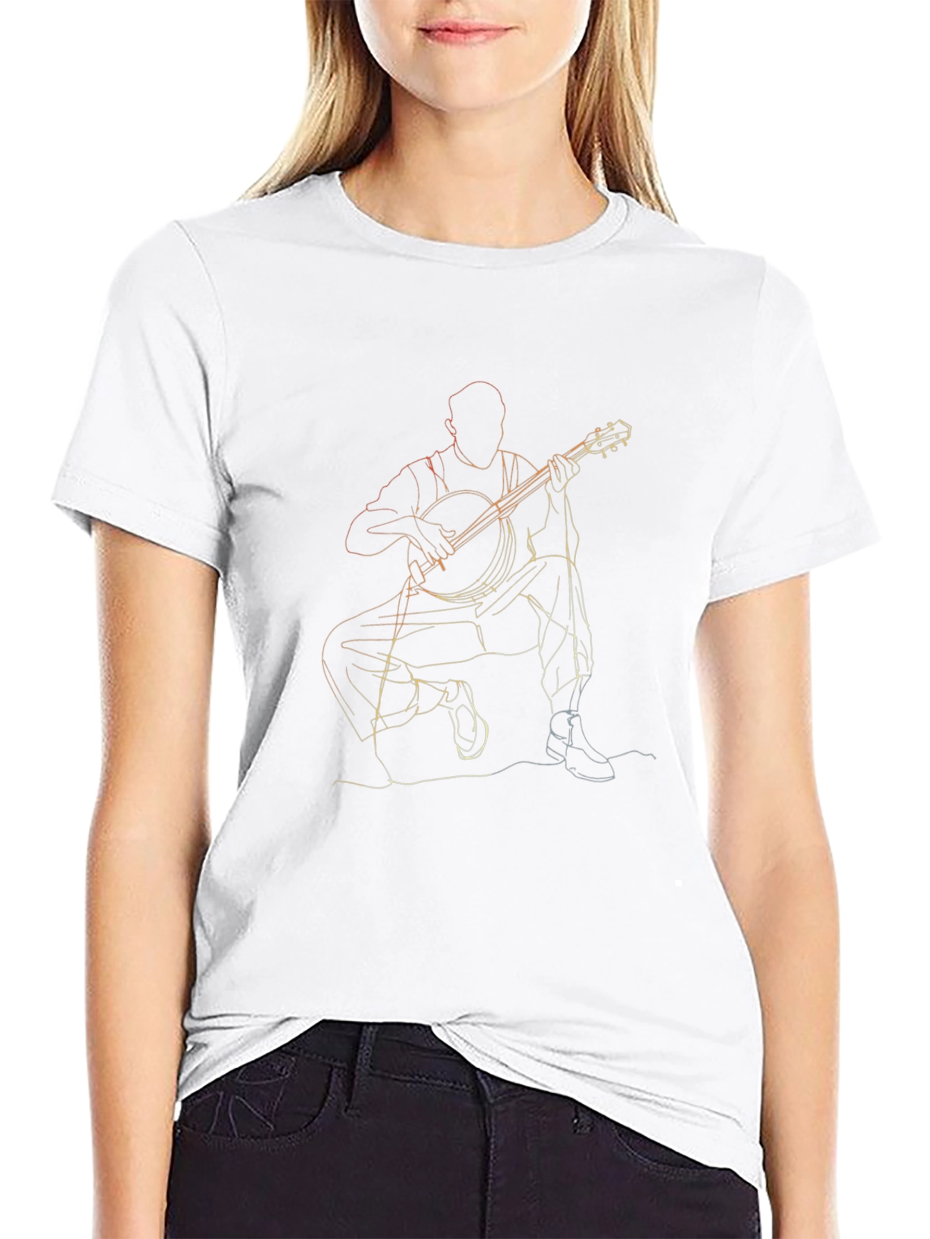 Banjo Player Graphic Tee - Unique Musician T-Shirt