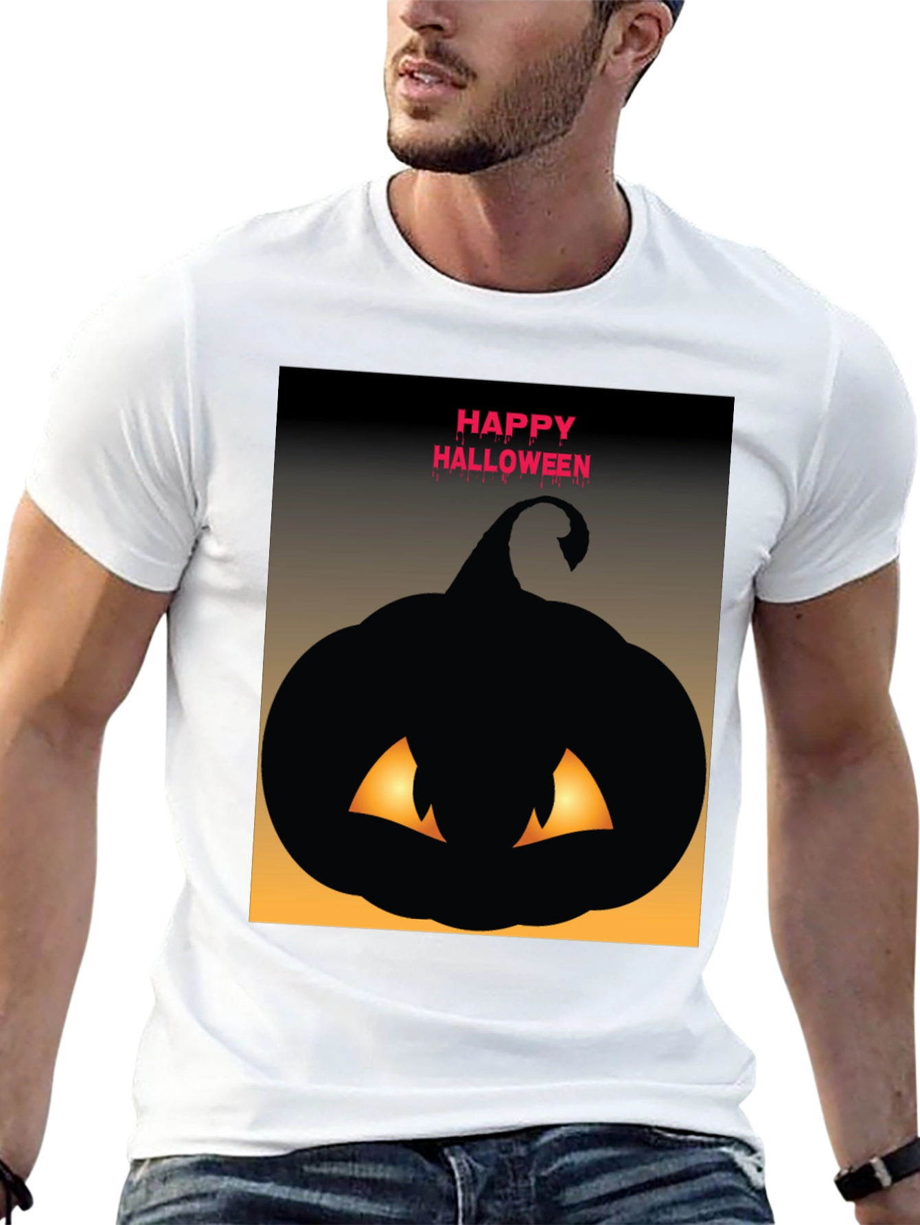 Happy Halloween Pumpkin Graphic Tee