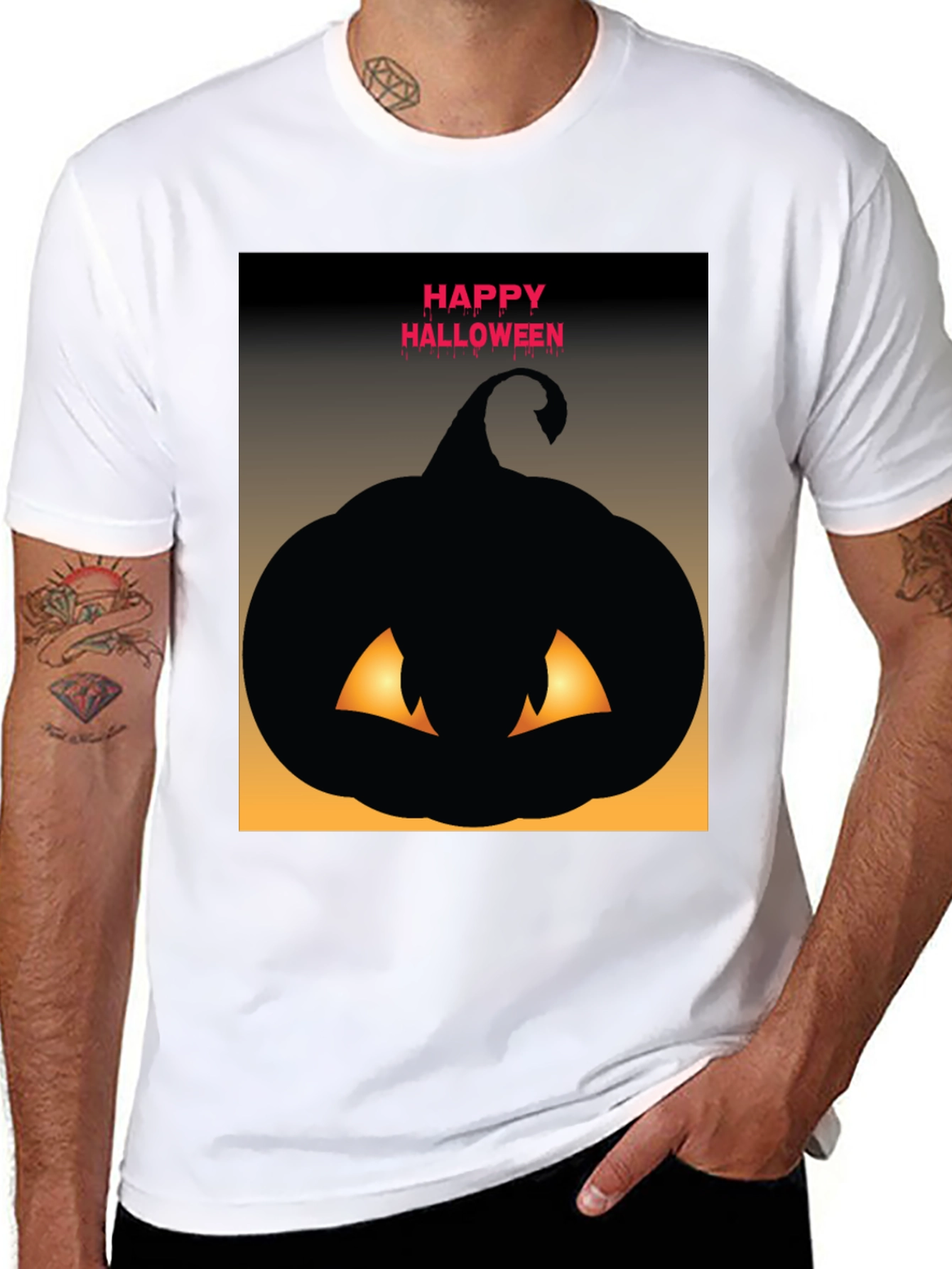 Happy Halloween Pumpkin Graphic Tee