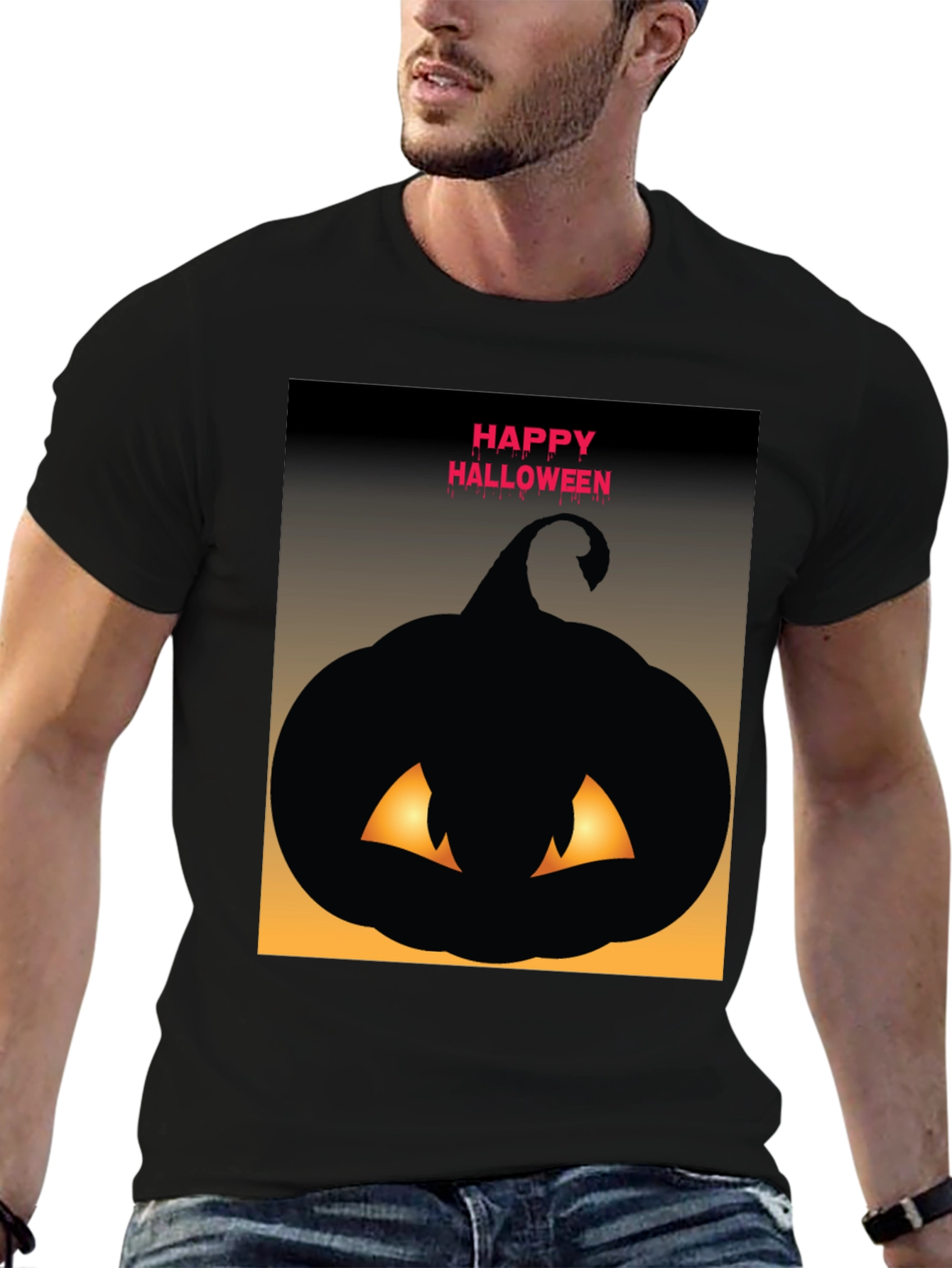 Happy Halloween Pumpkin Graphic Tee