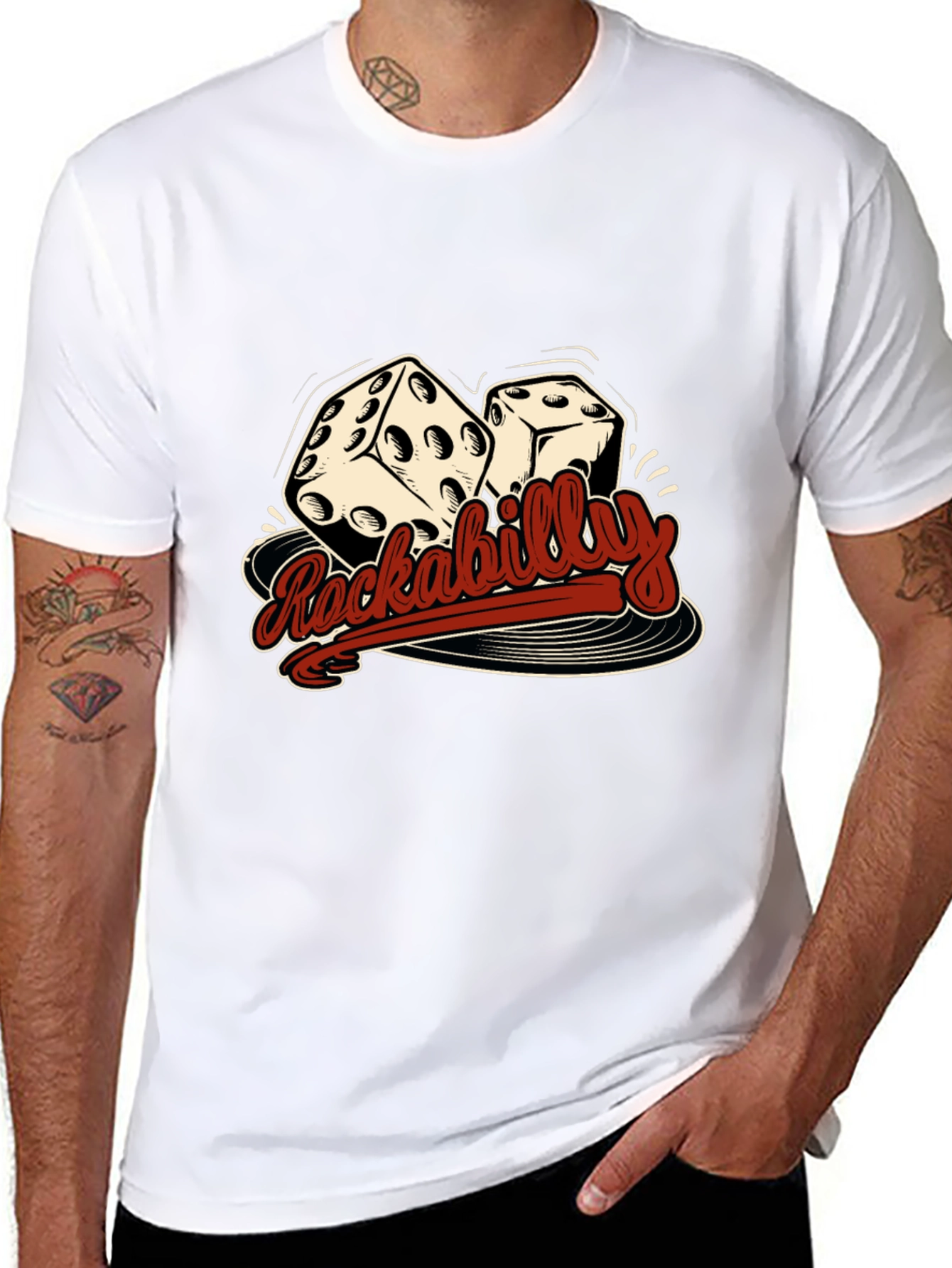 Rockabilly Dice Graphic Tee