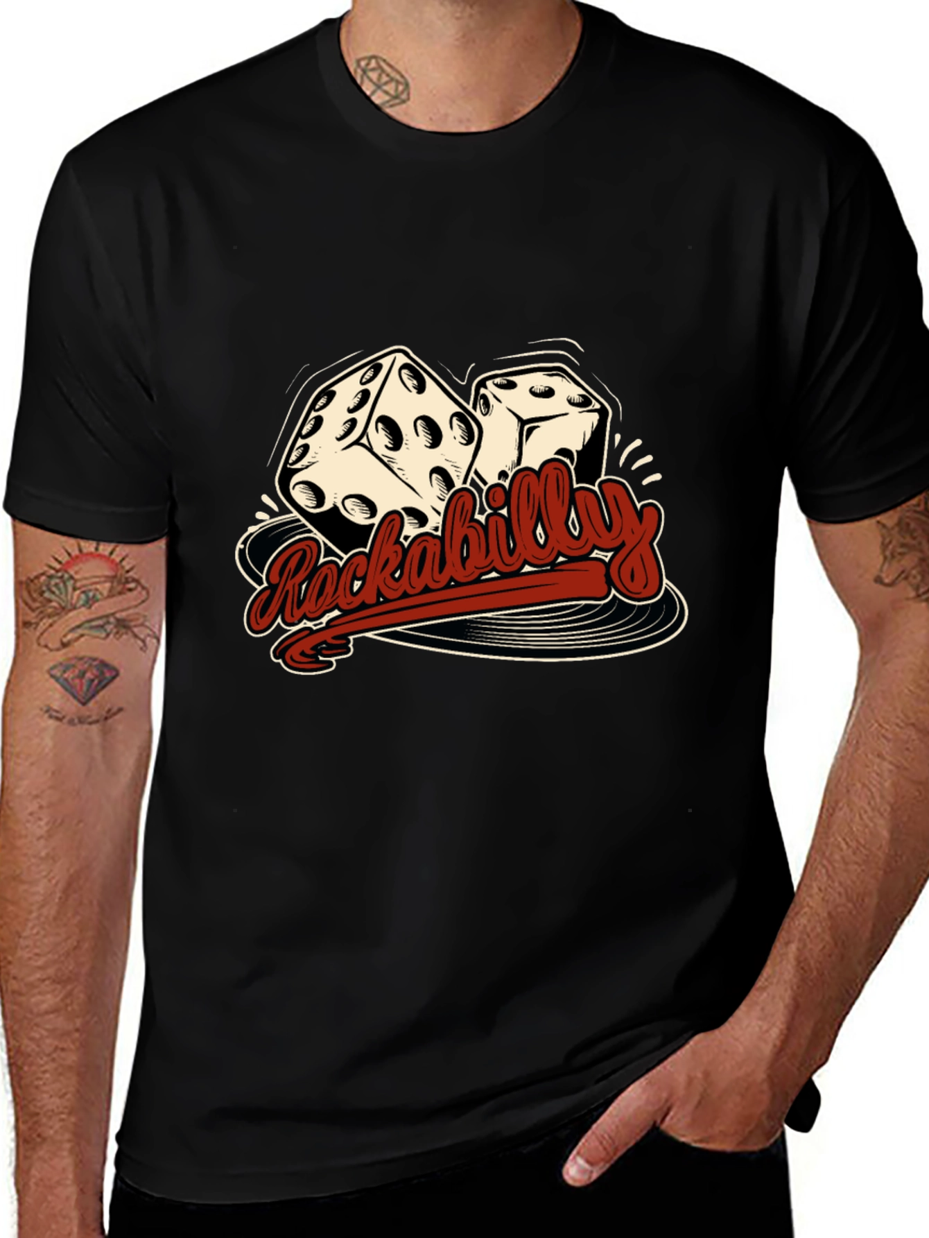 Rockabilly Dice Graphic Tee