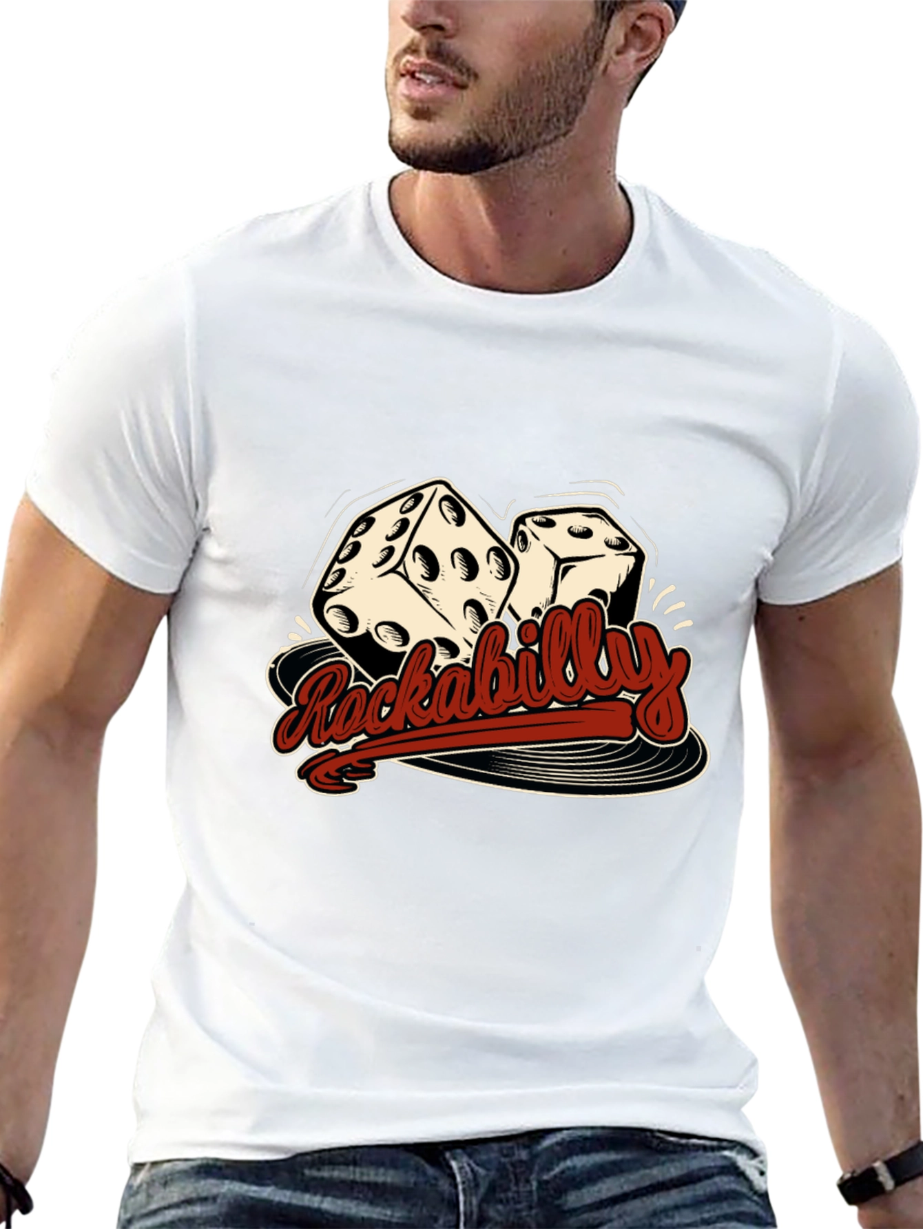 Rockabilly Dice Graphic Tee