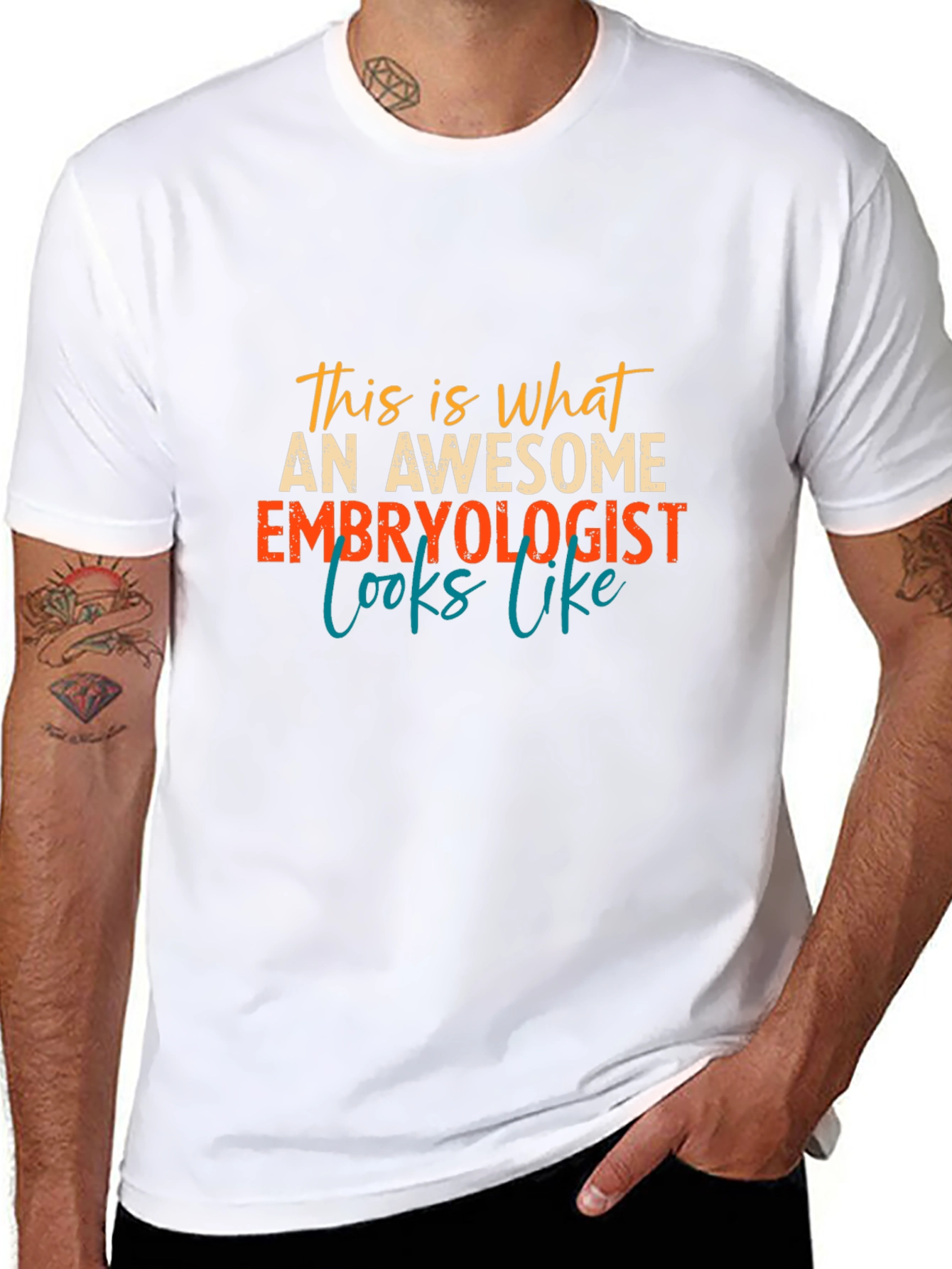 Awesome Embryologist T-Shirt Black