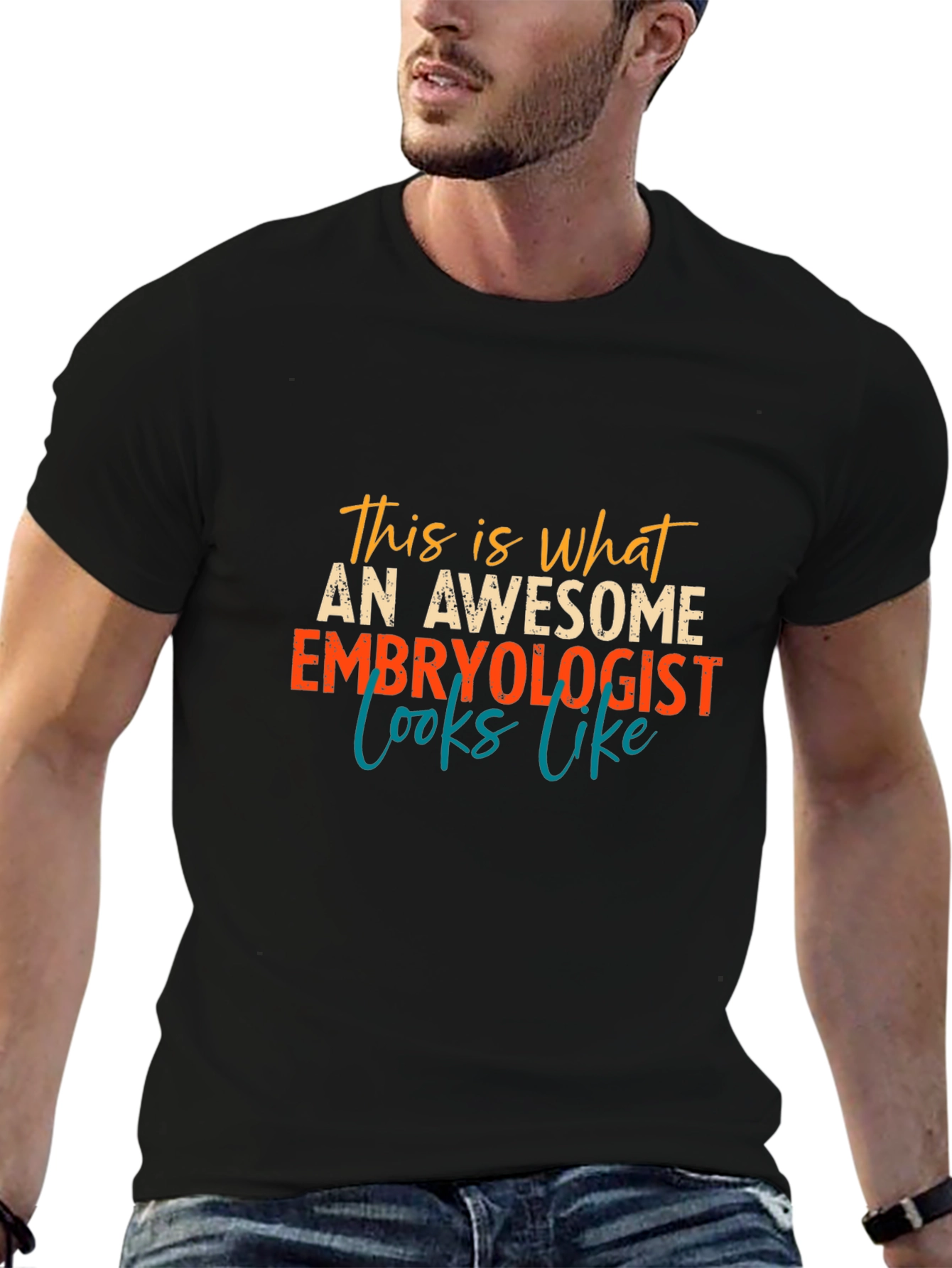 Awesome Embryologist T-Shirt Black