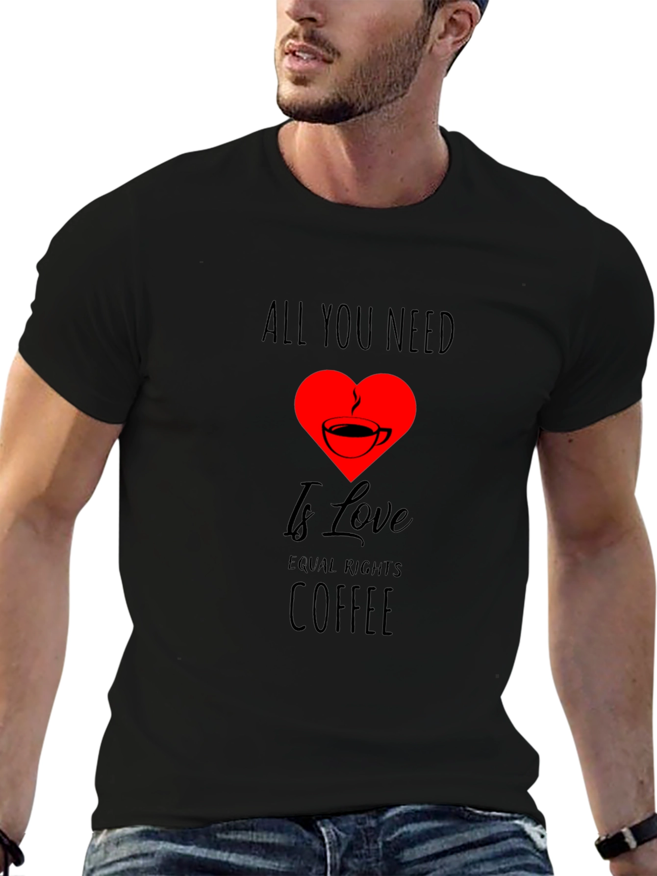 All You Need is Love & Coffee Graphic Tee