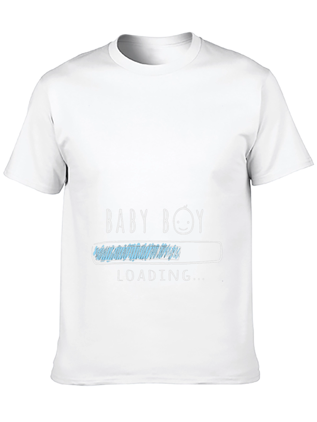 Baby Boy Loading T-Shirt - Expecting Dad Tee