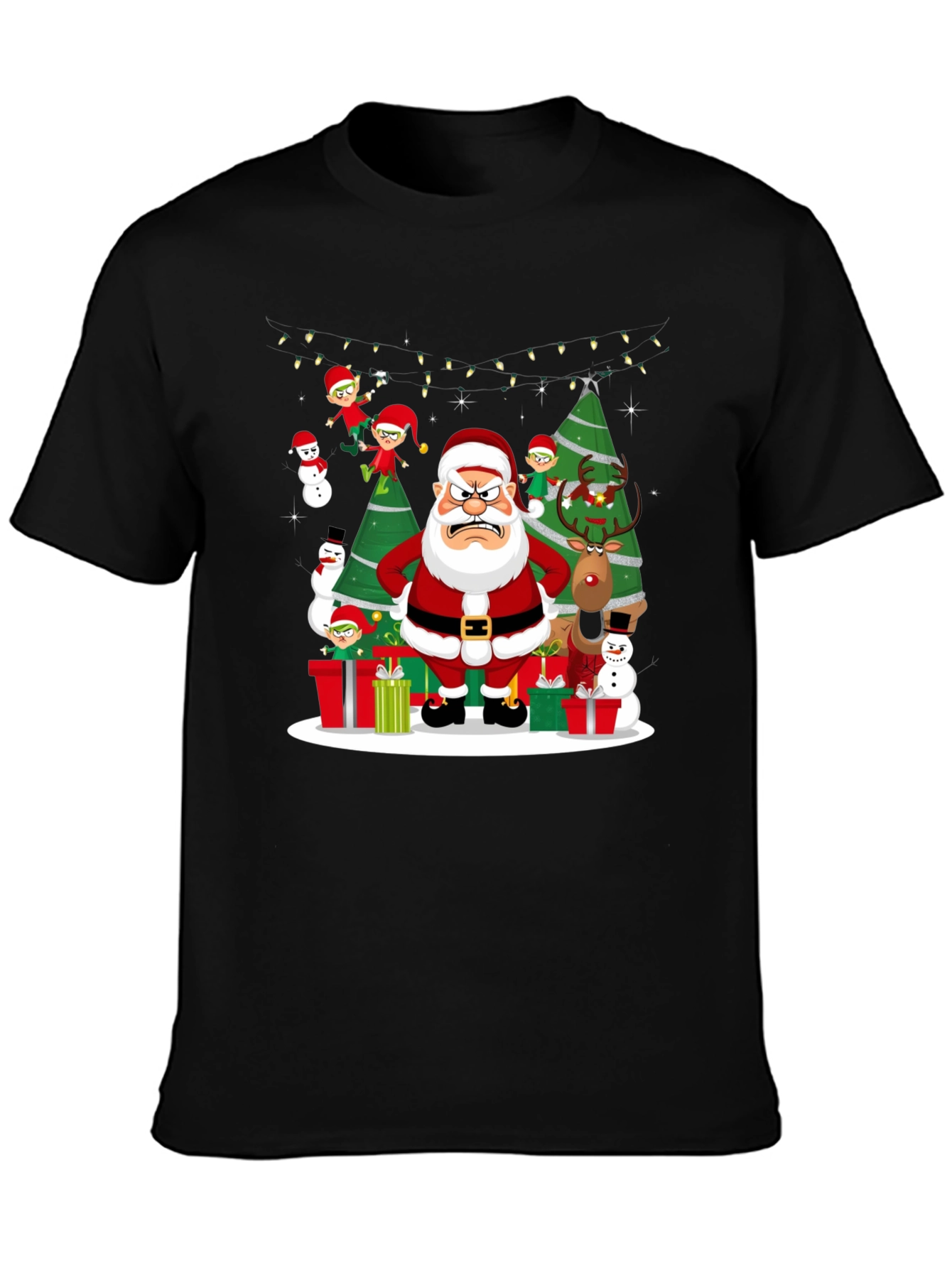 Grumpy Santa Christmas T-Shirt
