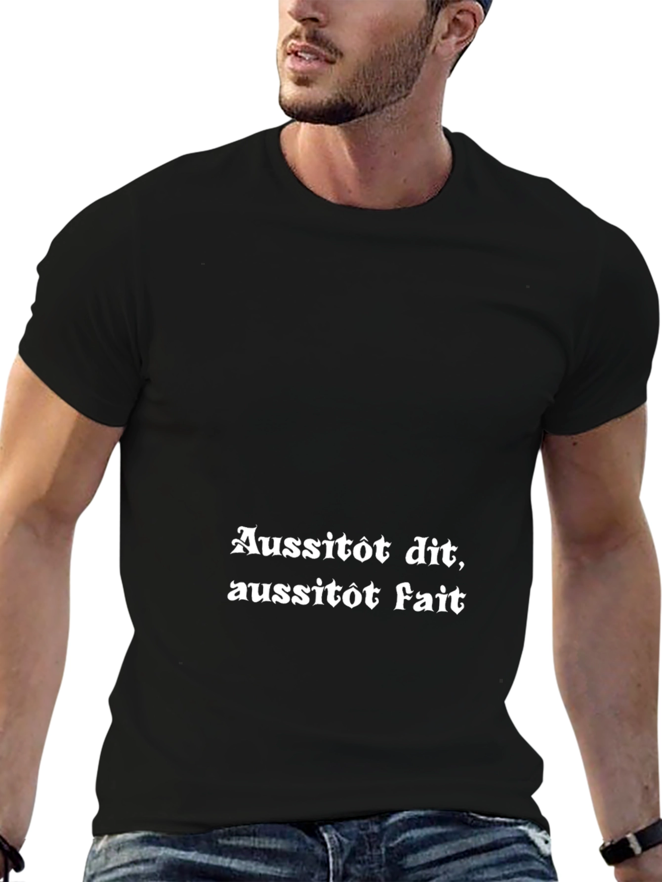 Aussitôt Dit Aussitôt Fait Graphic Tee
