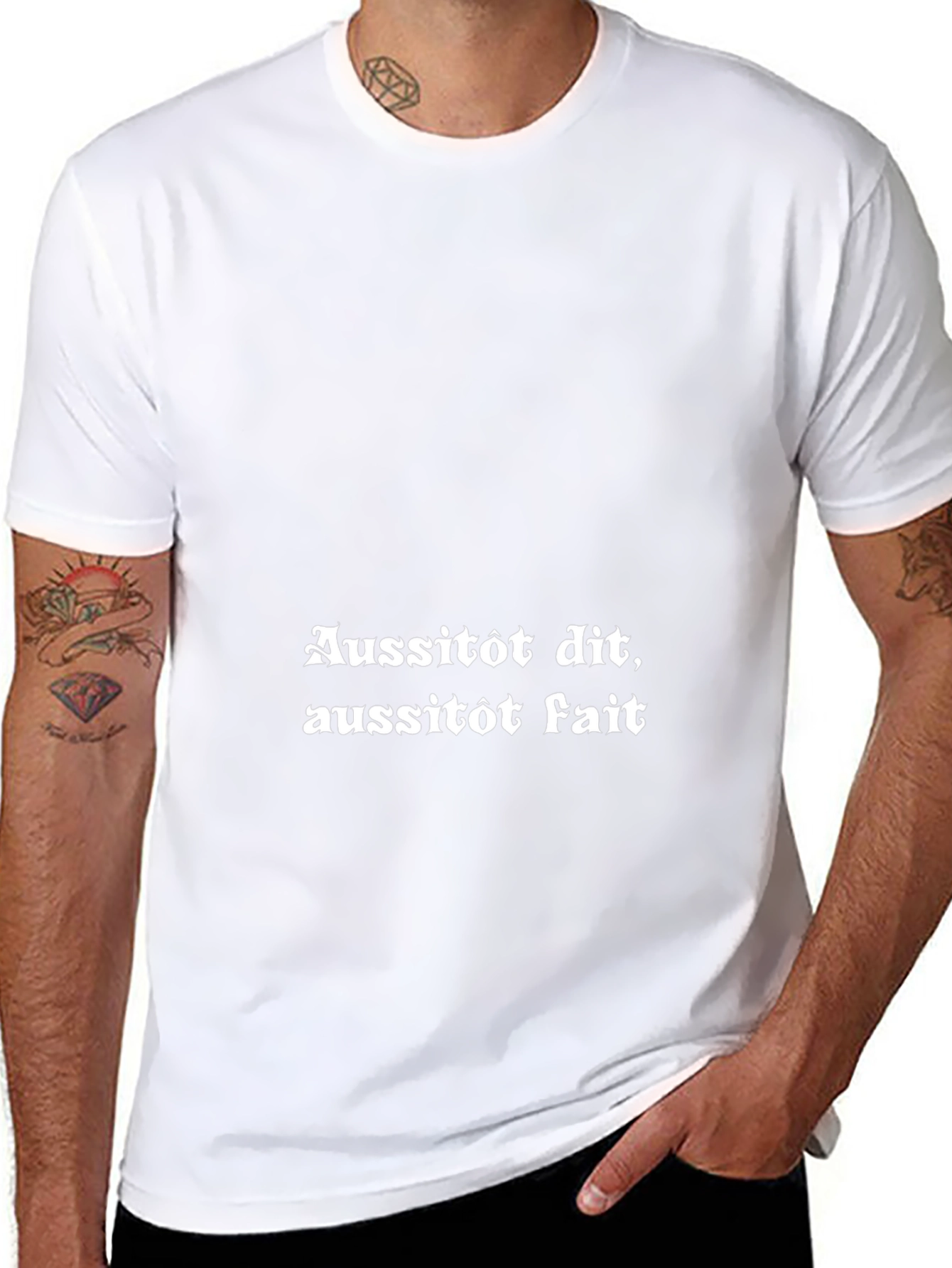 Aussitôt Dit Aussitôt Fait Graphic Tee