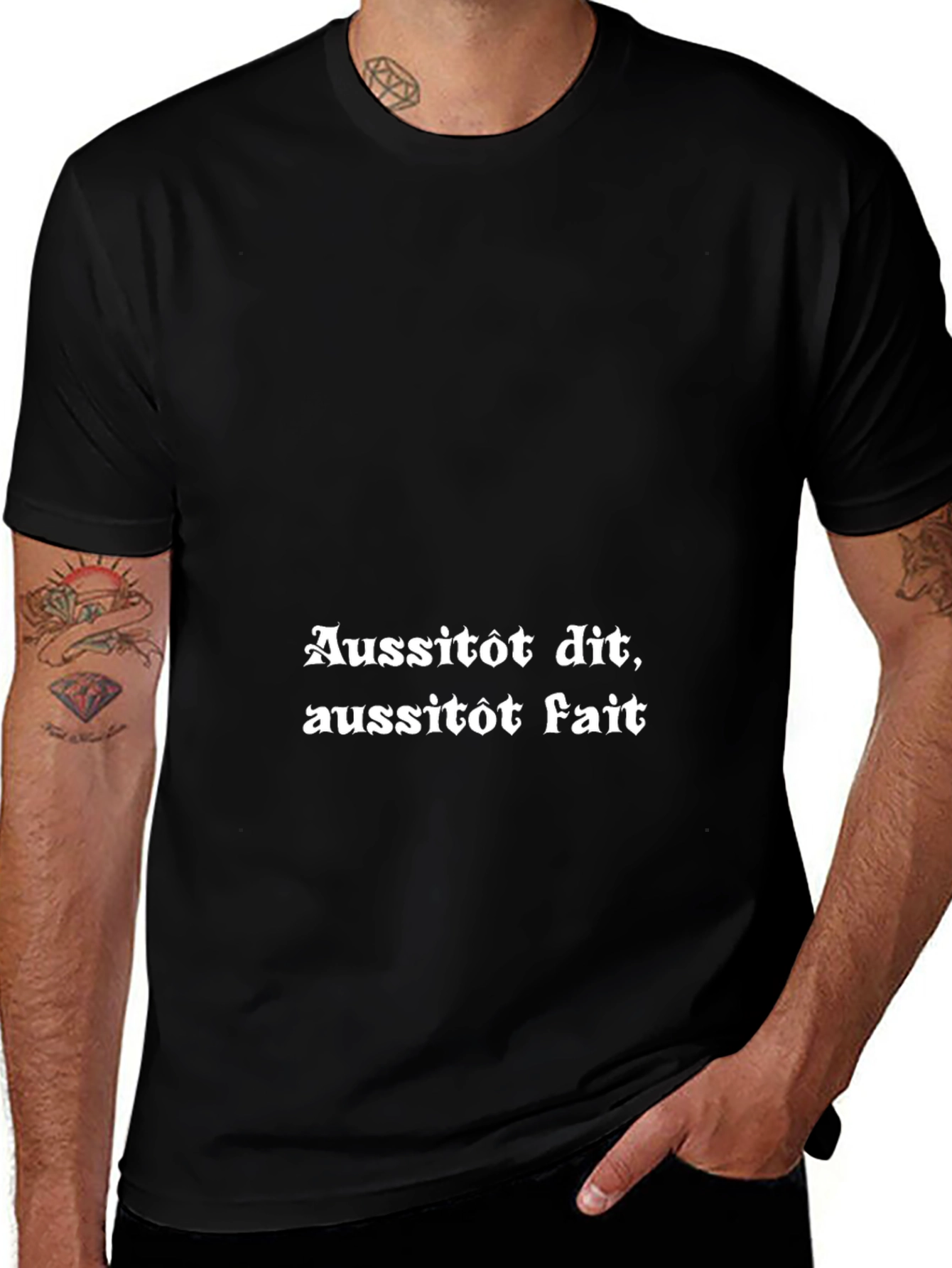 Aussitôt Dit Aussitôt Fait Graphic Tee