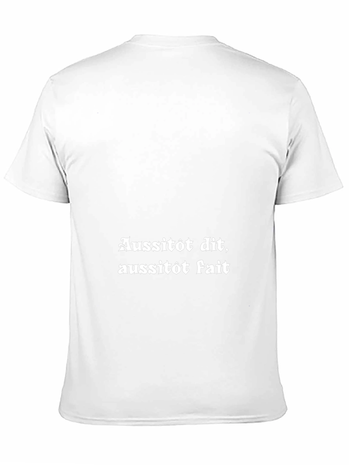Aussitôt Dit Aussitôt Fait Graphic Tee