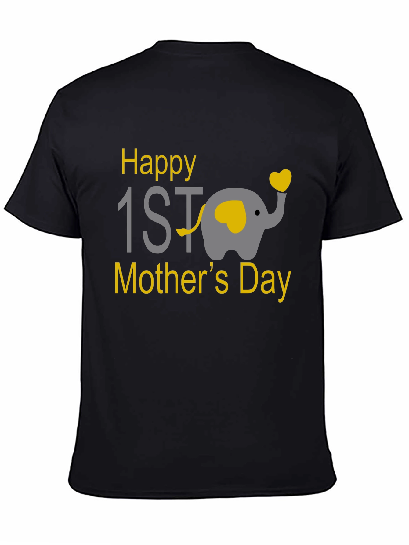 Happy 1st Mothers Day Elephant Graphic Tee