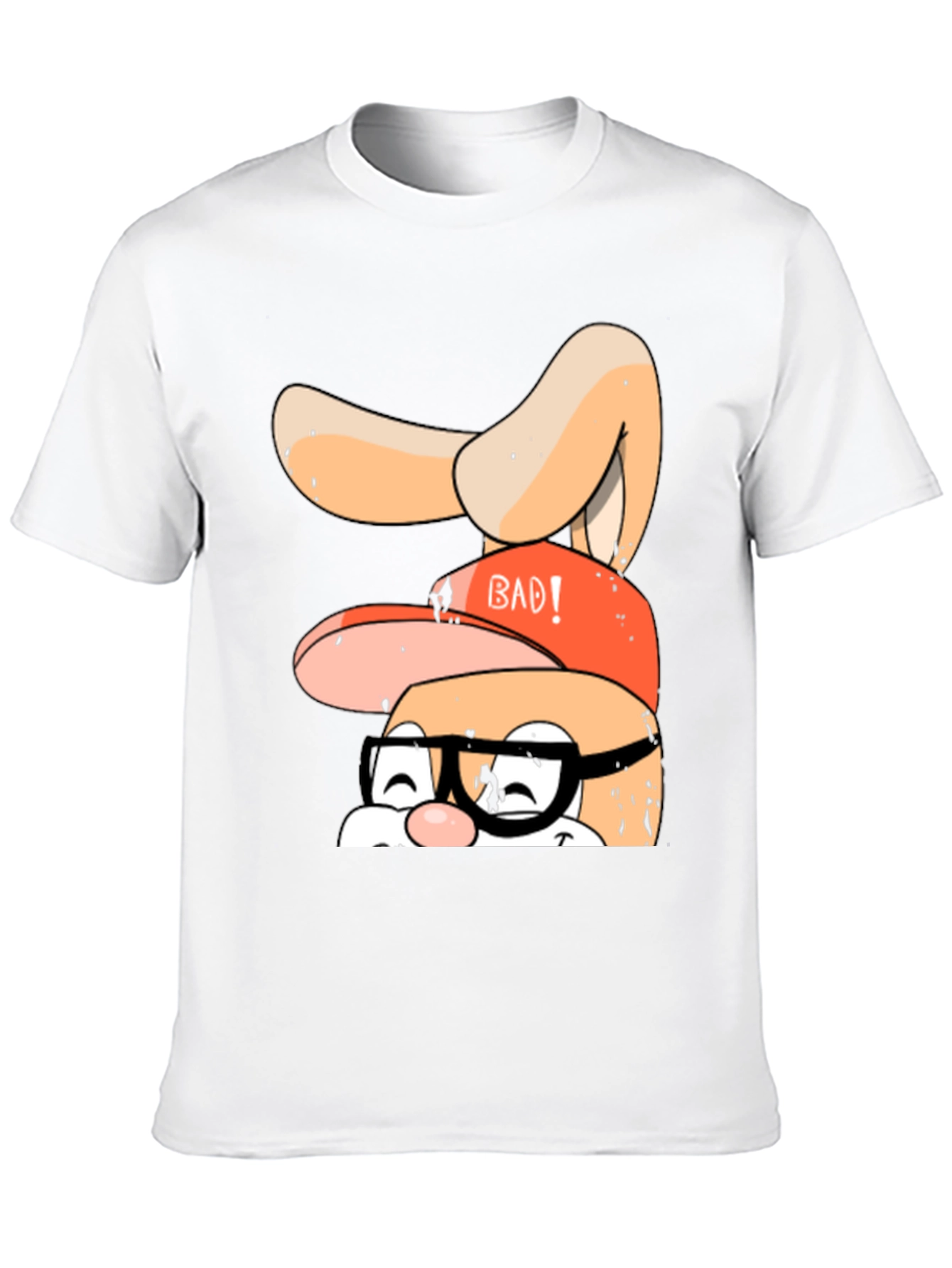 Bad Bunny Graphic Tee - Black Casual T-Shirt