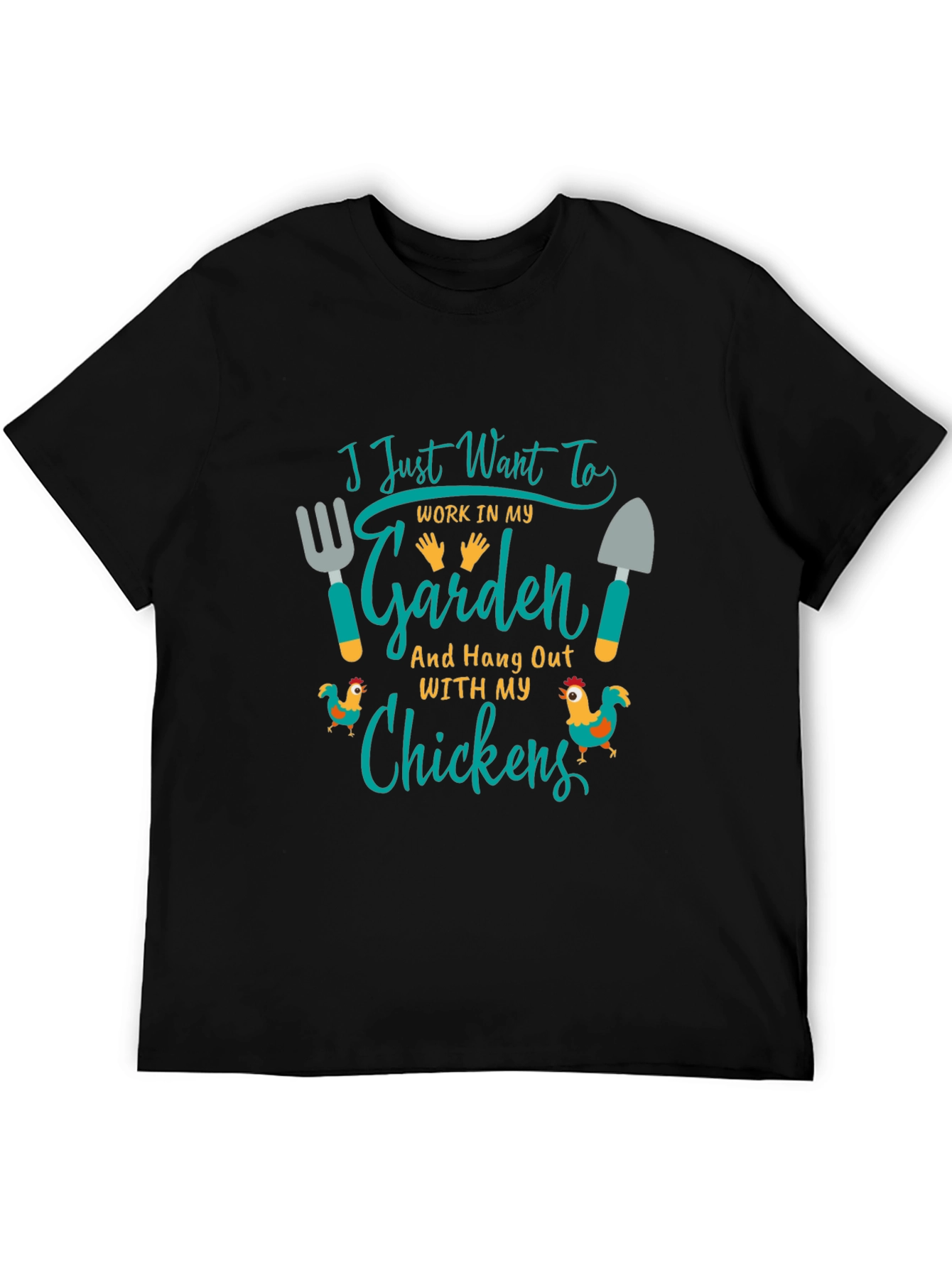 Gardening & Chickens Graphic Tee