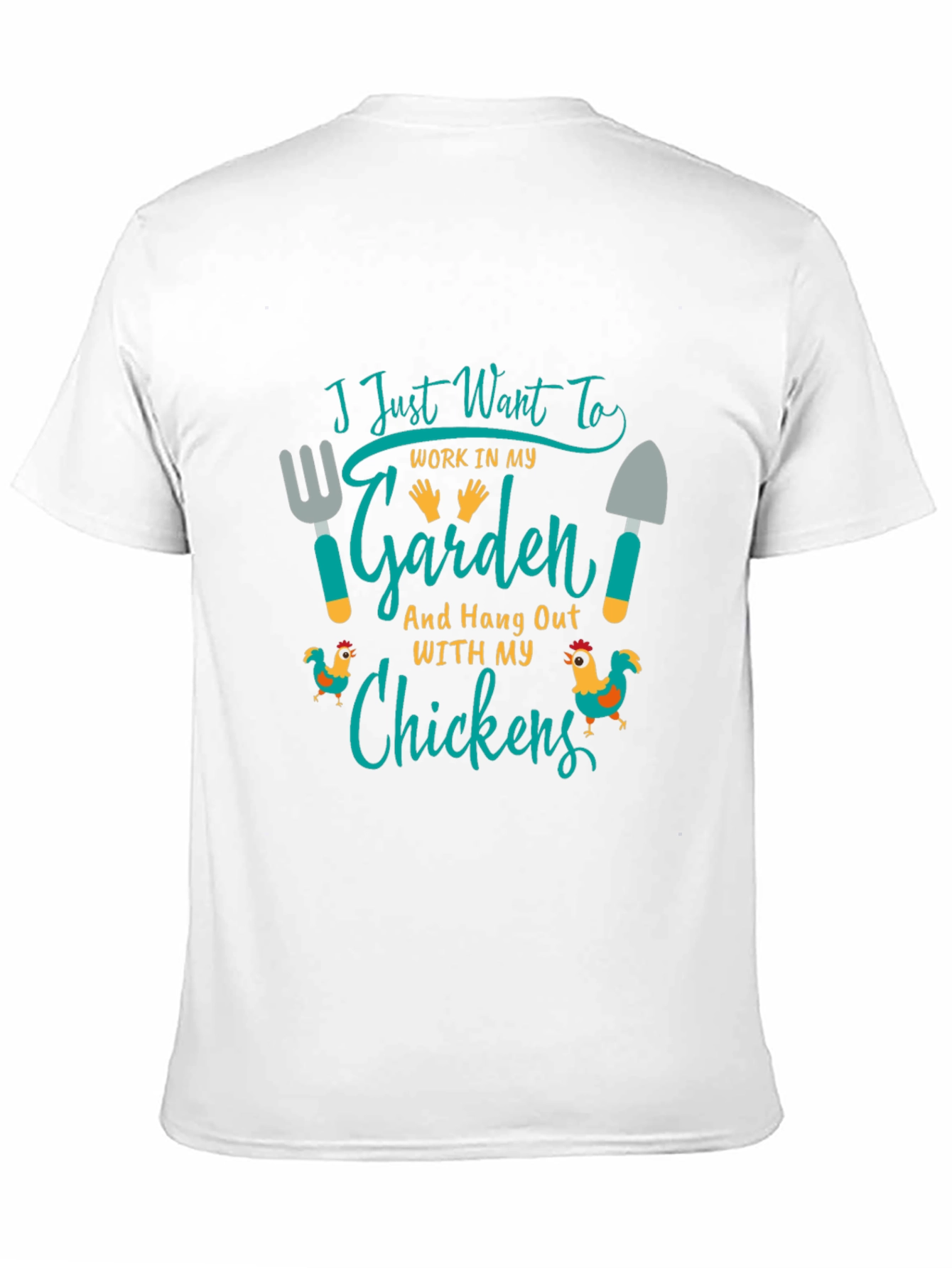 Gardening & Chickens Graphic Tee