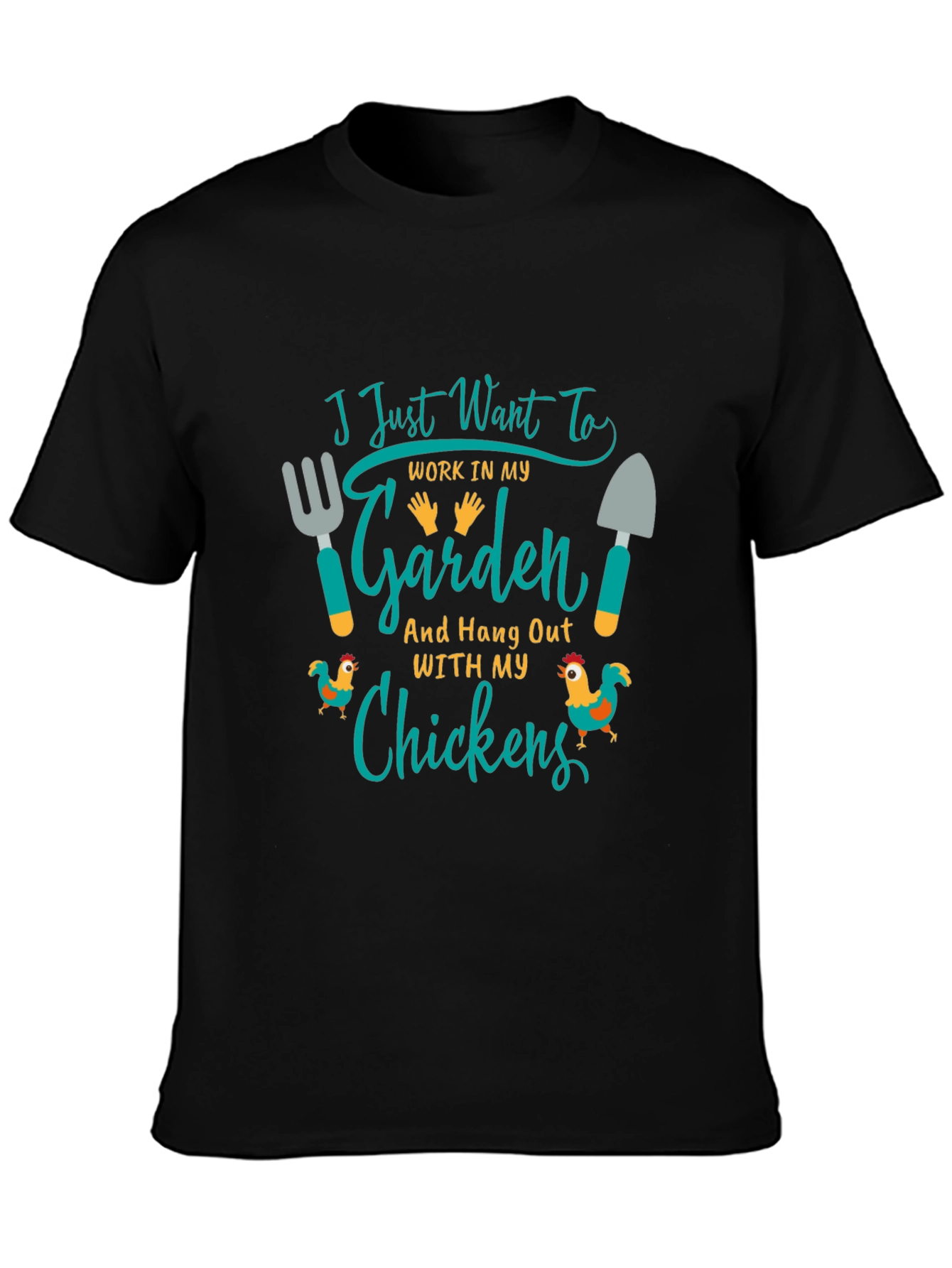 Gardening & Chickens Graphic Tee