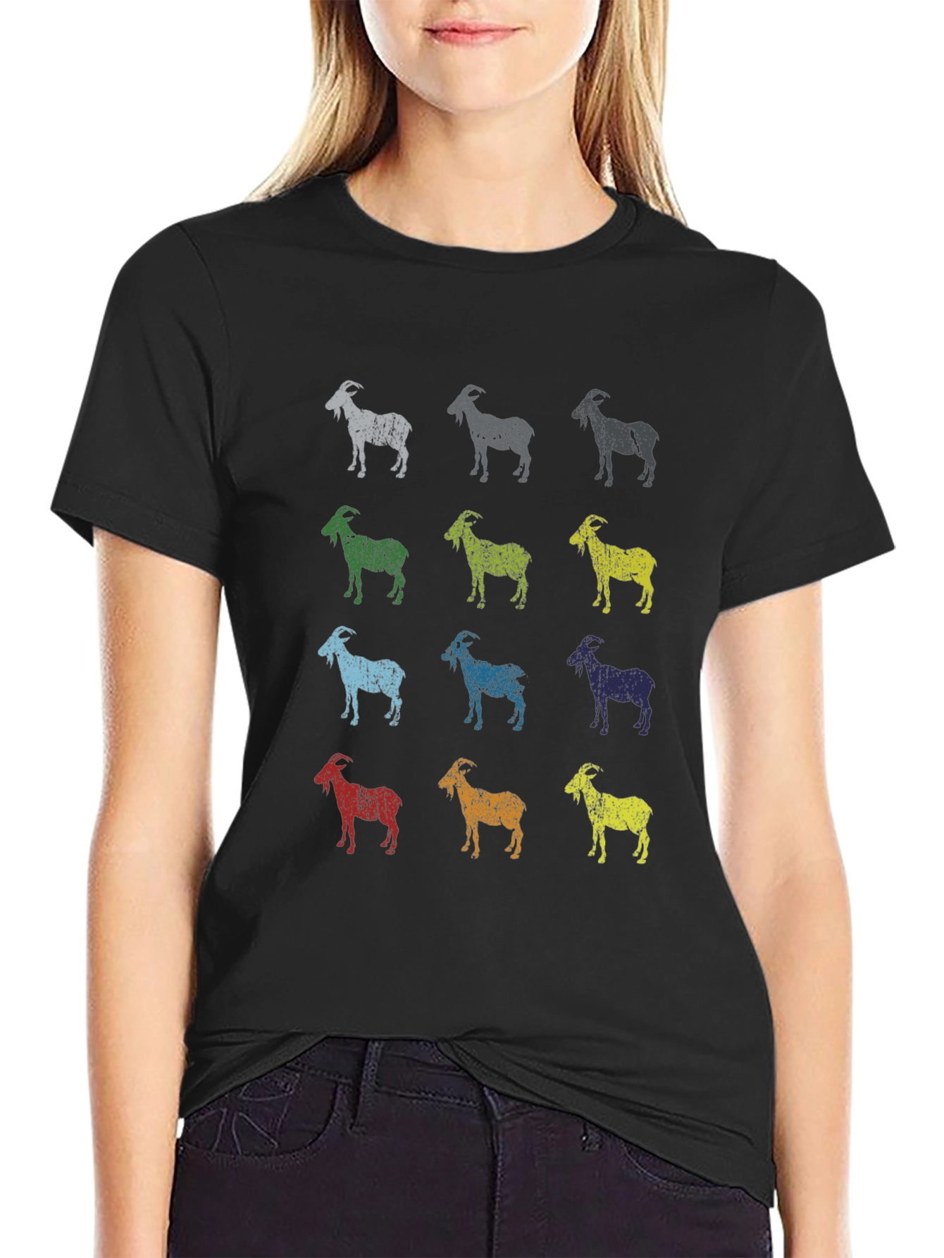 Goat T-Shirt - Unique Pop Art Style