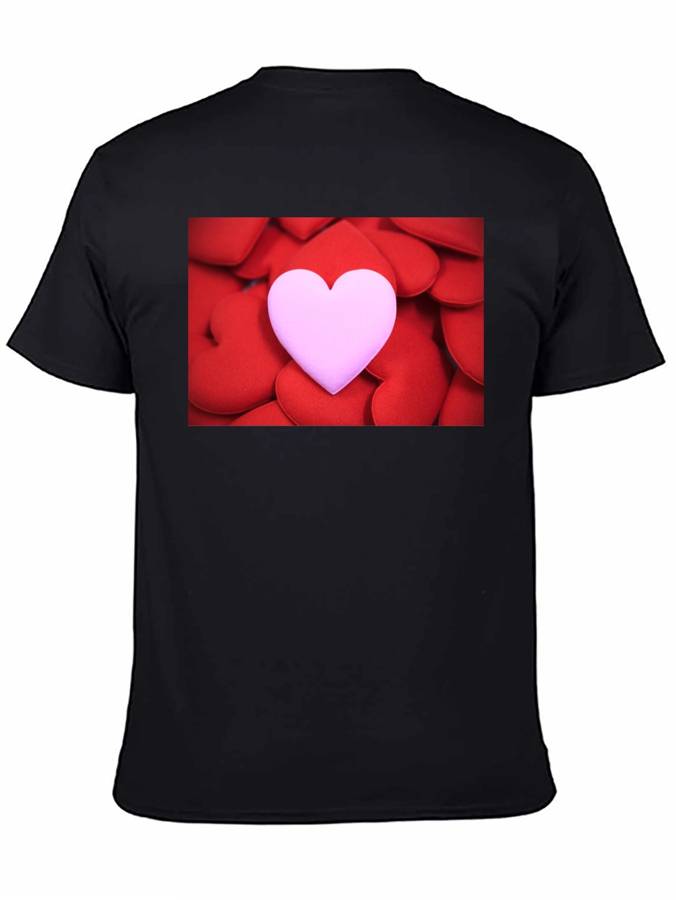 Heart Stack Graphic Tee - Love Design