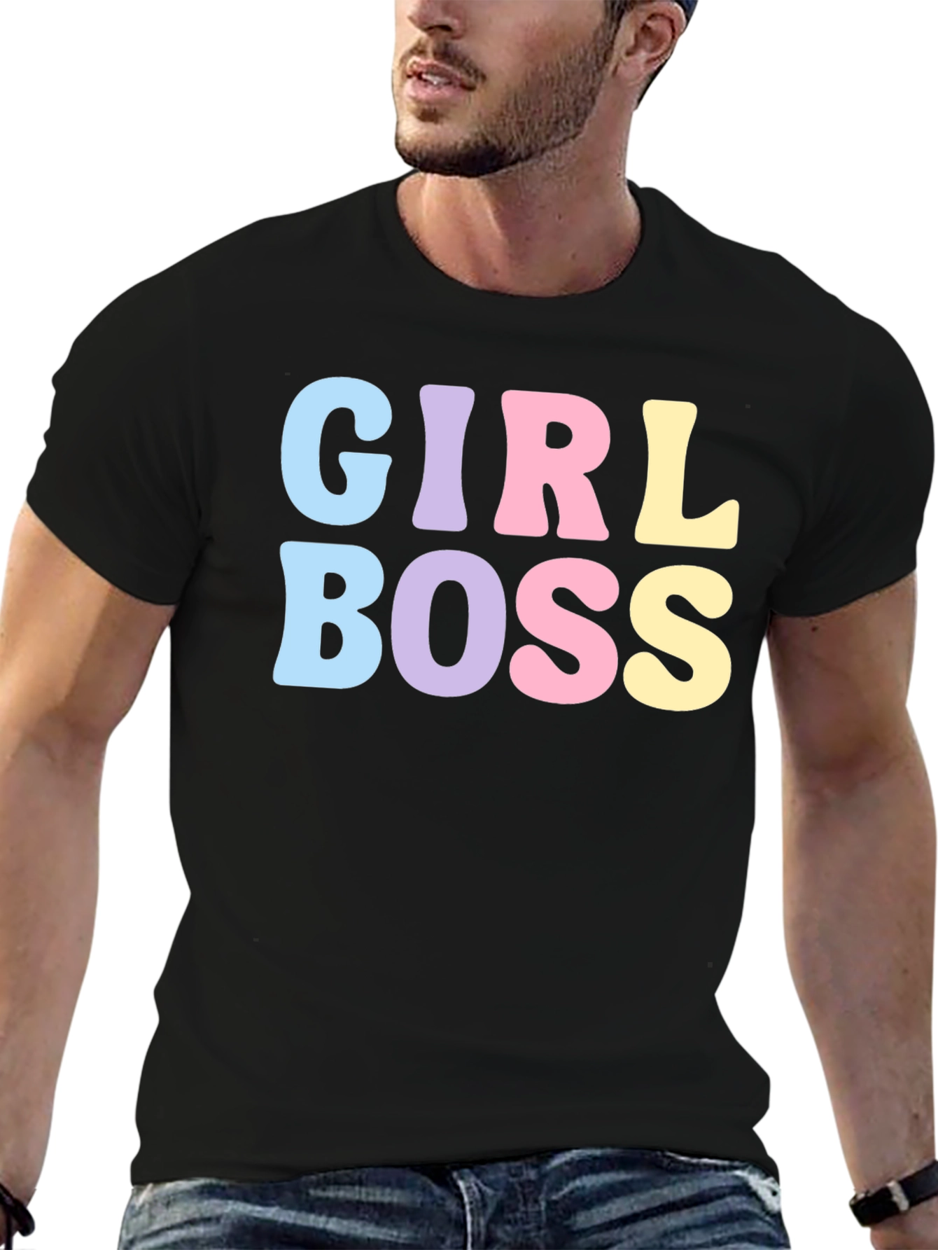 Girl Boss Graphic Tee - Empowering Womens T-Shirt