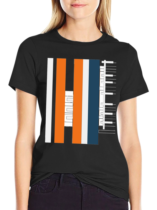 Abstract Musical T-Shirt