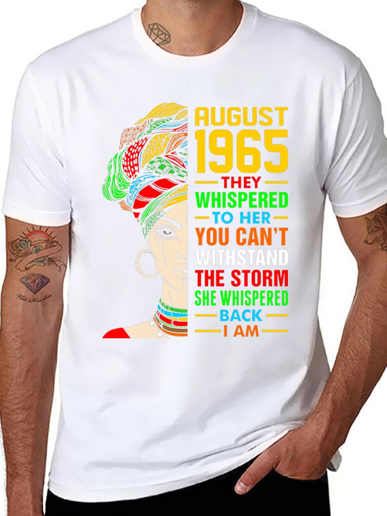 August 1965 Woman T-Shirt - Withstand the Storm