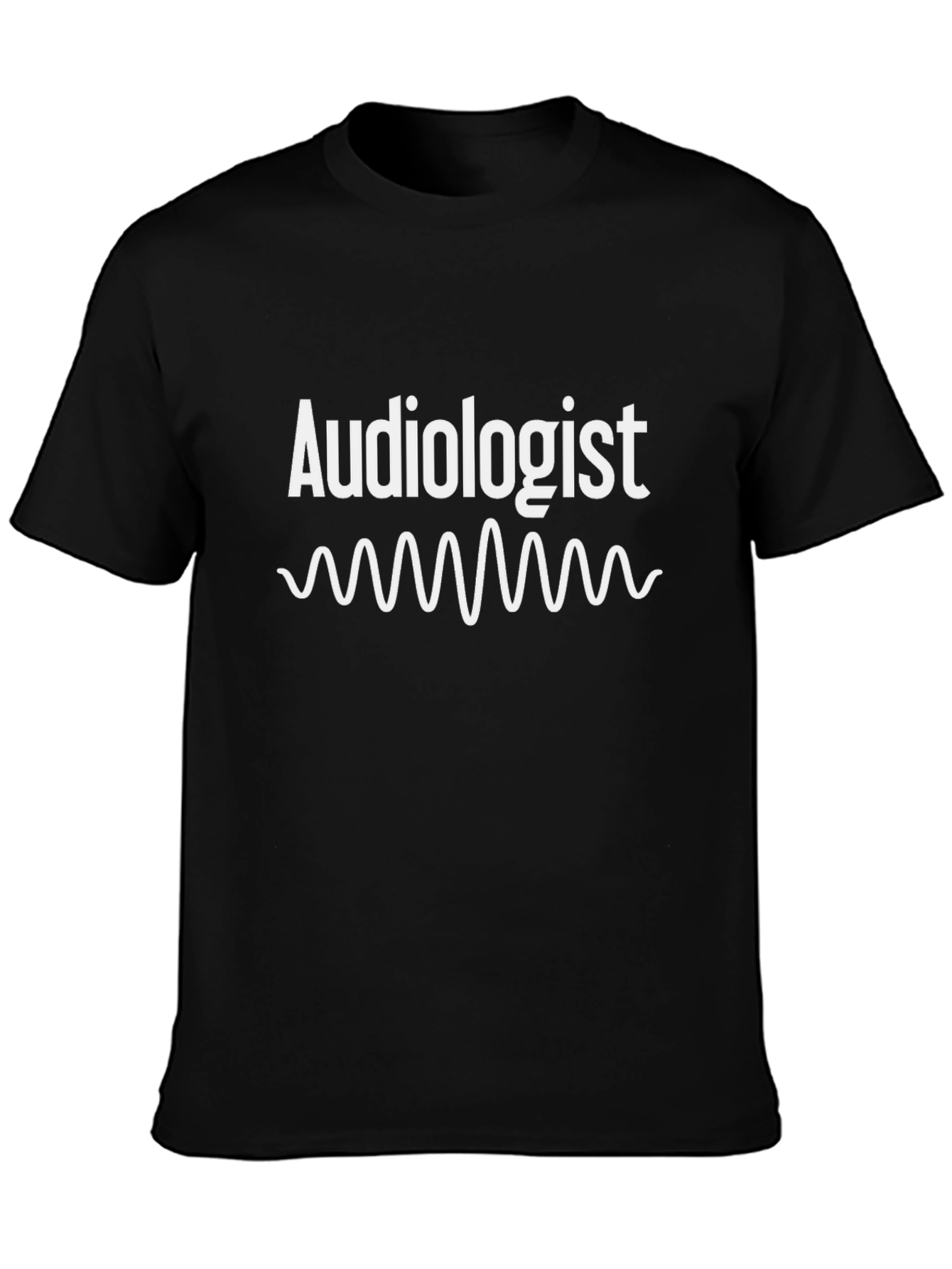 Audiologist Graphic T-Shirt - Black Cotton Tee