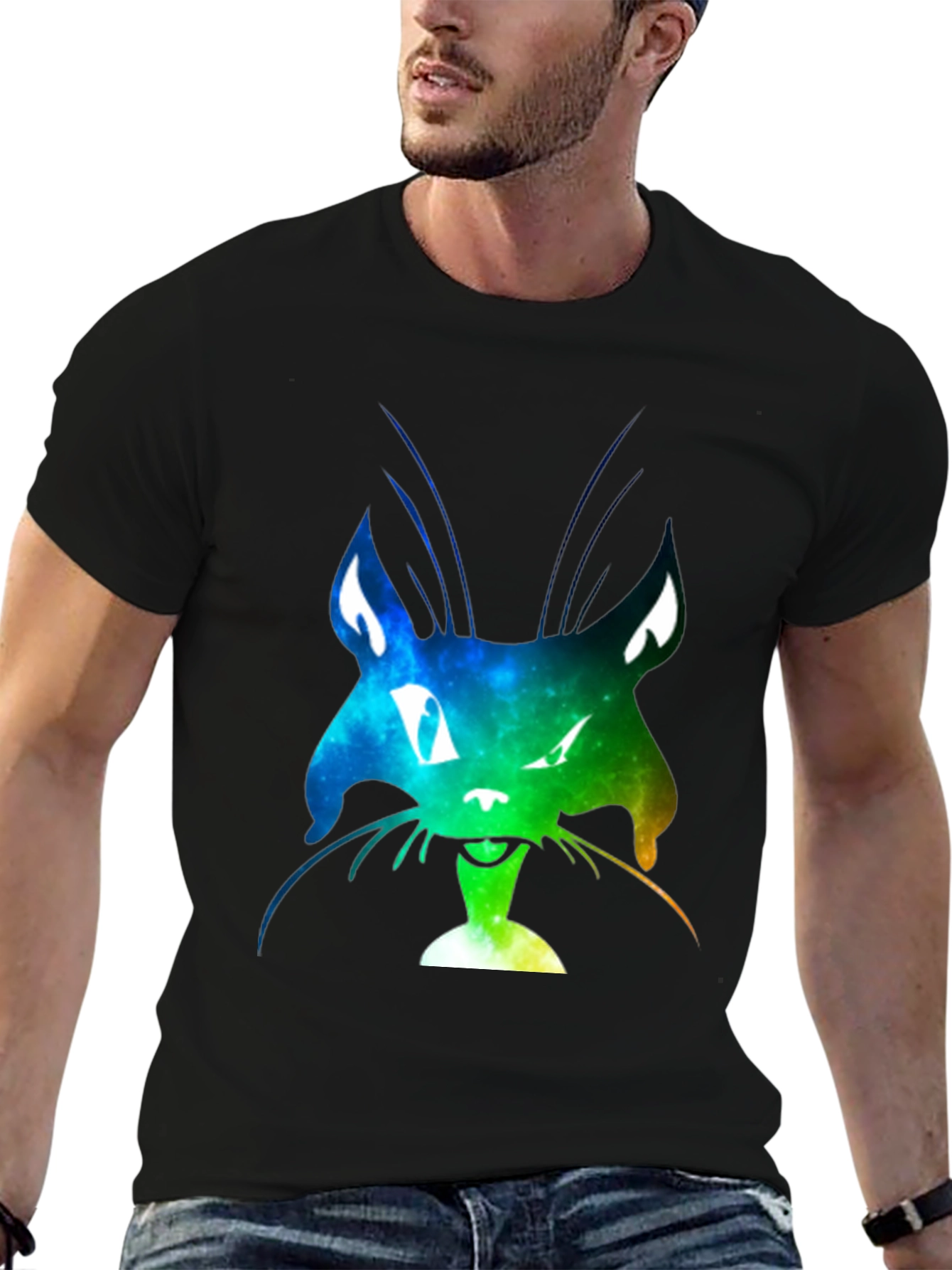 Galaxy Cat Graphic Tee - Unisex