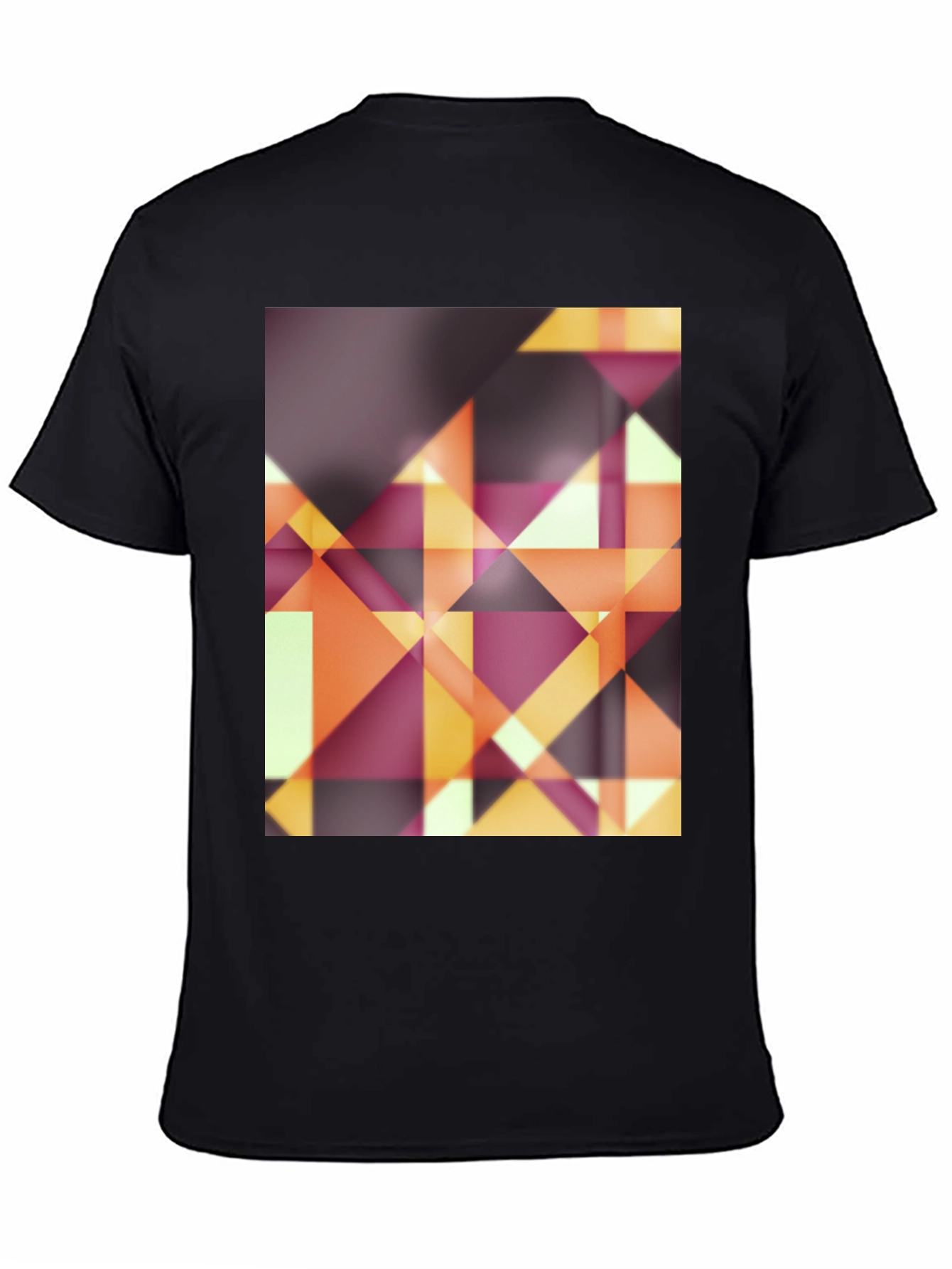 Abstract Geometric Graphic Tee - Modern Design