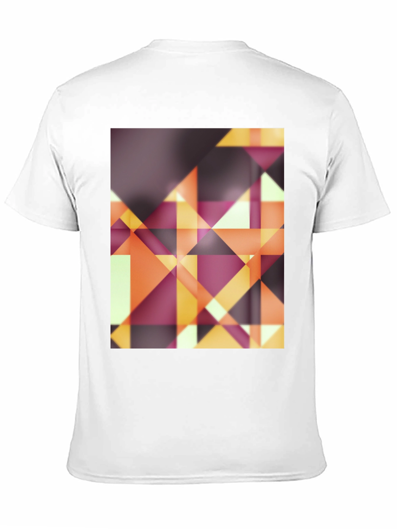 Abstract Geometric Graphic Tee - Modern Design