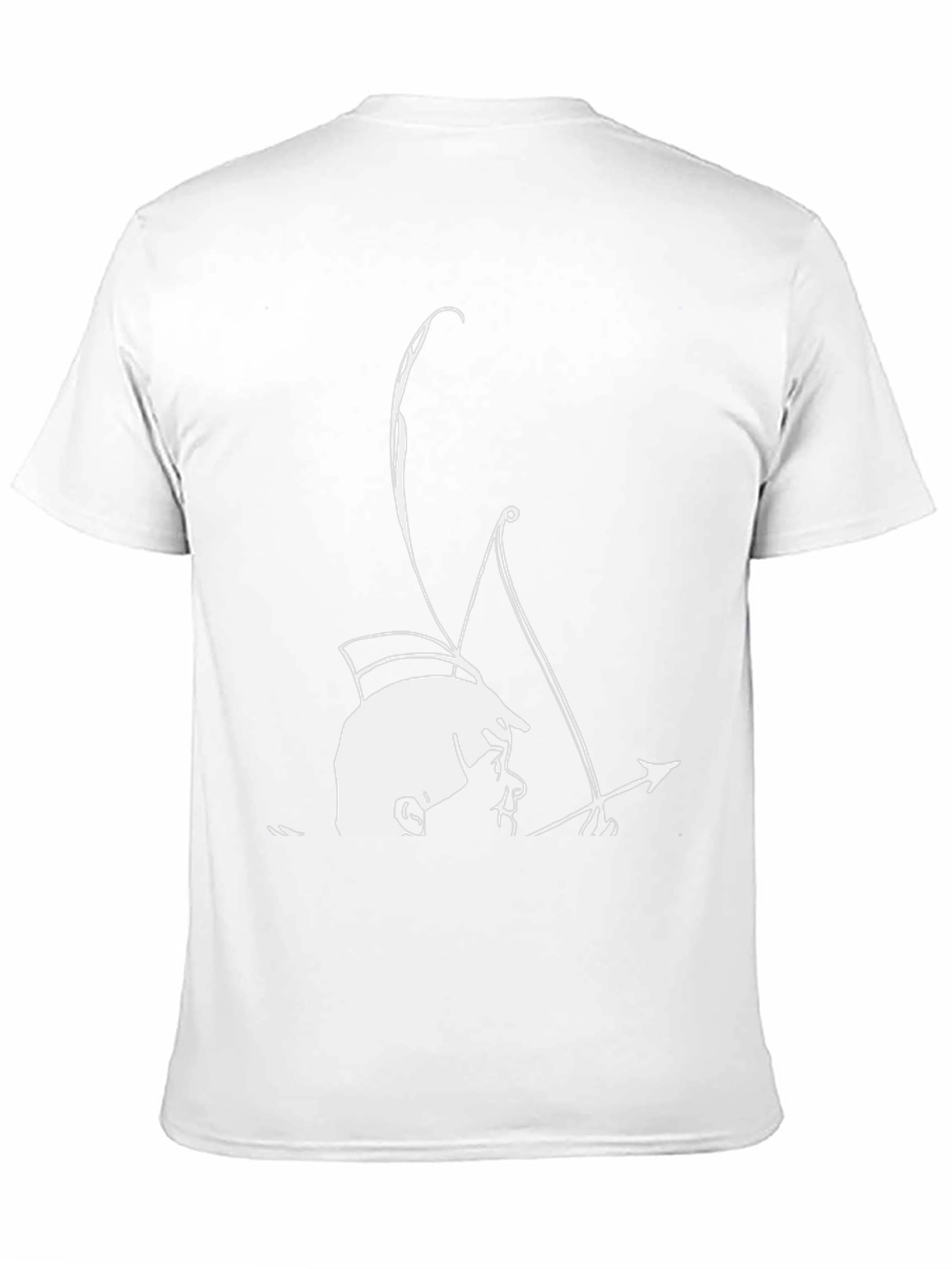 Archer Graphic Tee - Black Cotton T-Shirt