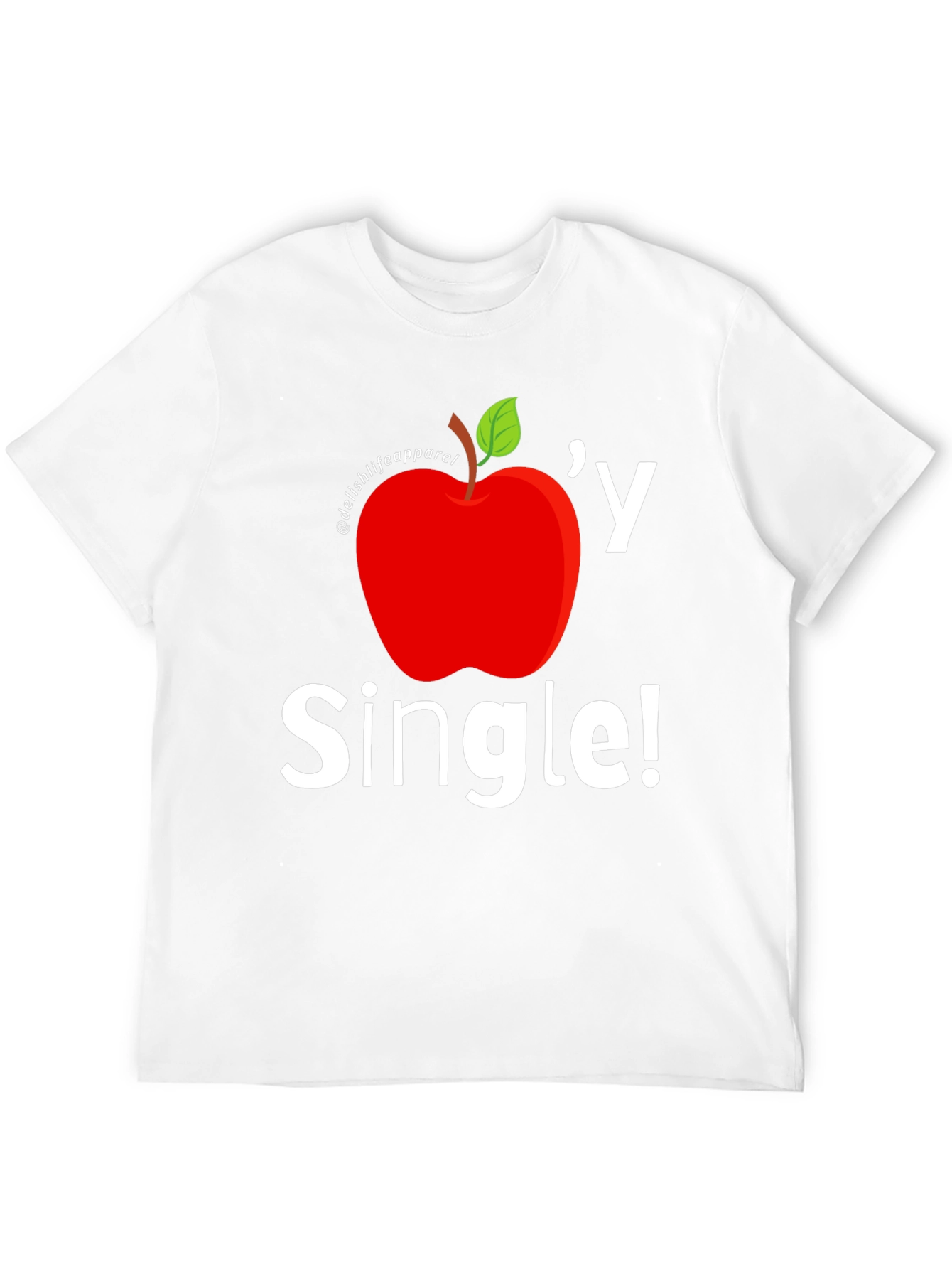 Apple-y Single Graphic T-Shirt