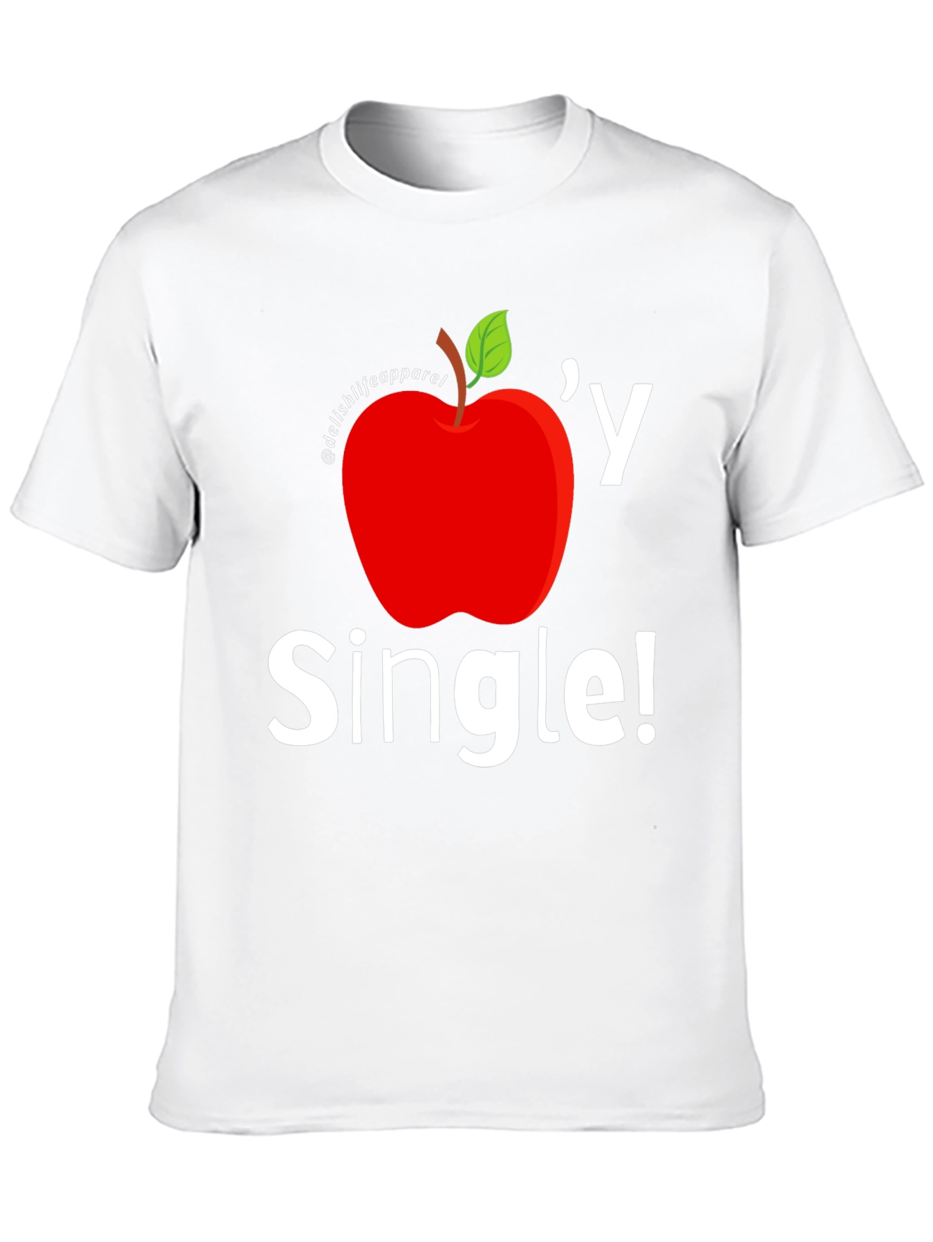 Apple-y Single Graphic T-Shirt