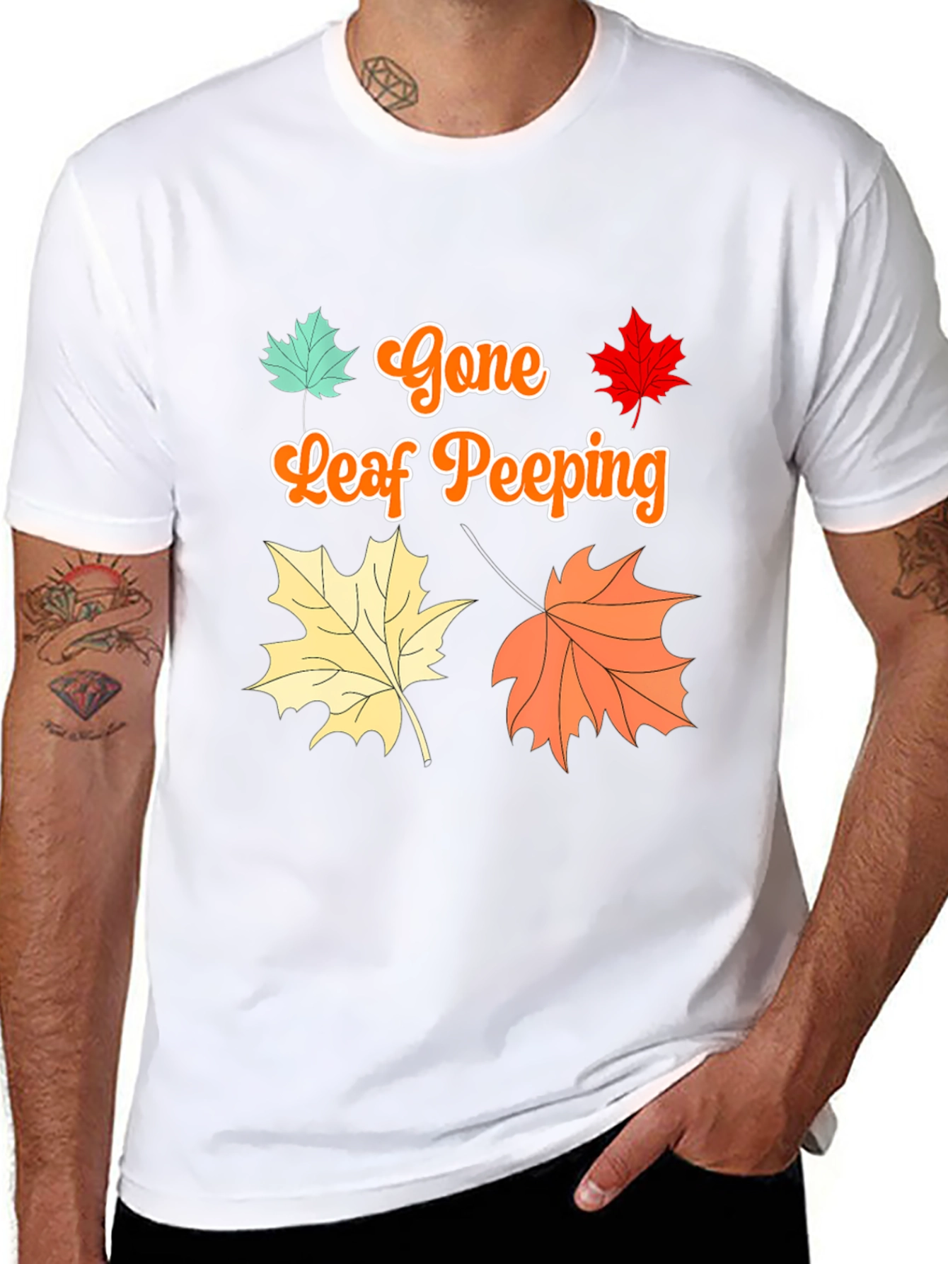 Gone Leaf Peeping T-Shirt Fall Autumn