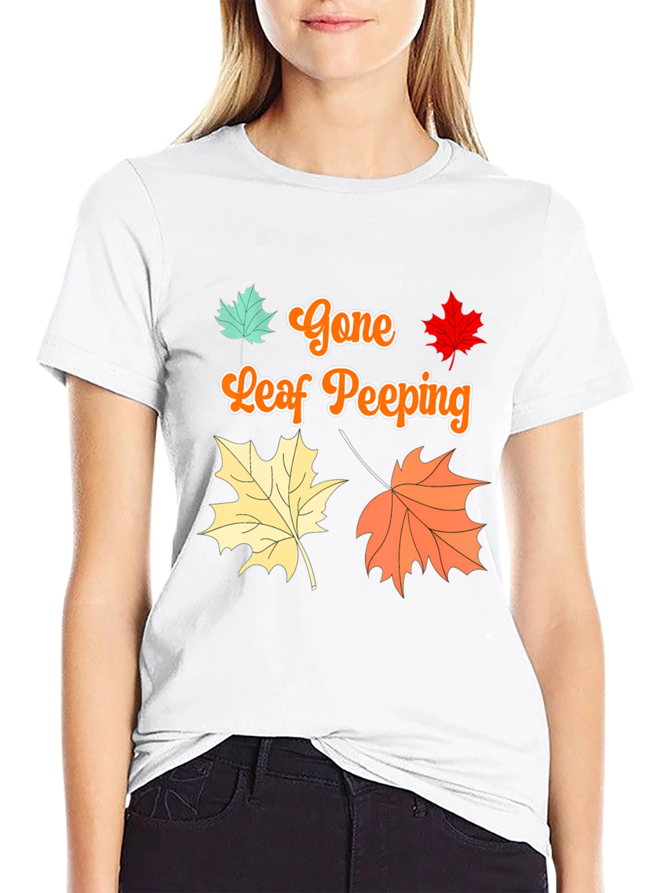Gone Leaf Peeping T-Shirt Fall Autumn